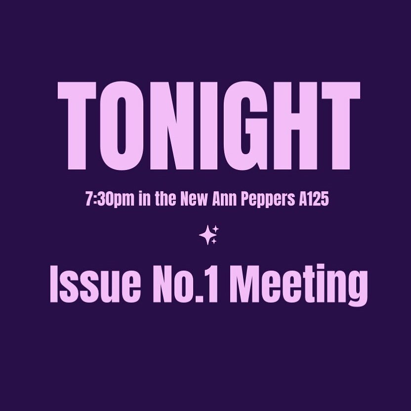 BE THERE !

Calling all writers, photographers, graphic designers, fashionistas, and so much more! 

TONIGHT we are releasing our issue&rsquo;s theme, discussing topics, sections, brainstorming ideas, and all things issue no.1 related!!

Hear from ou
