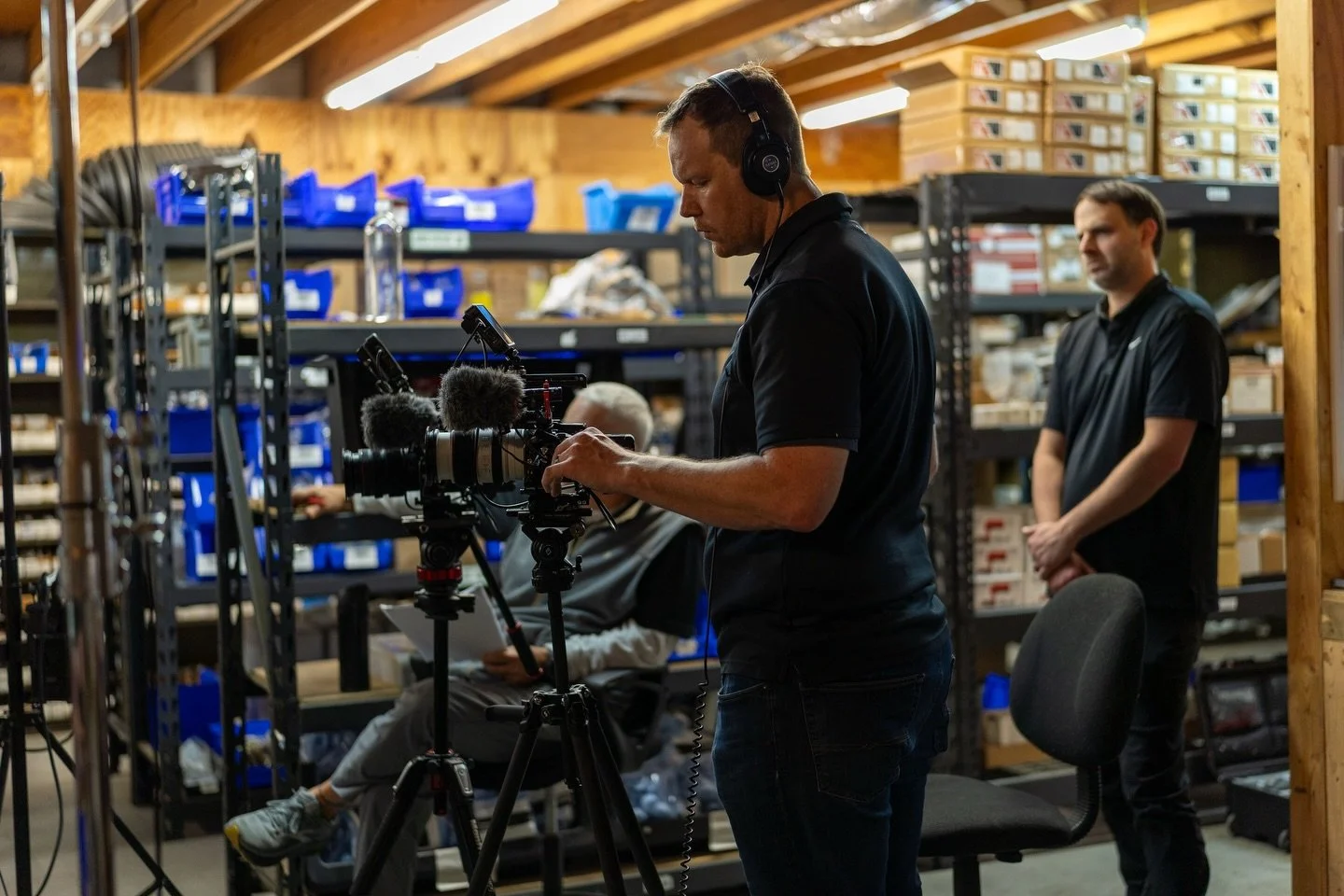 Some behind the scenes stills from a day of capturing interviews last week. Photos by @hannah.trampnau