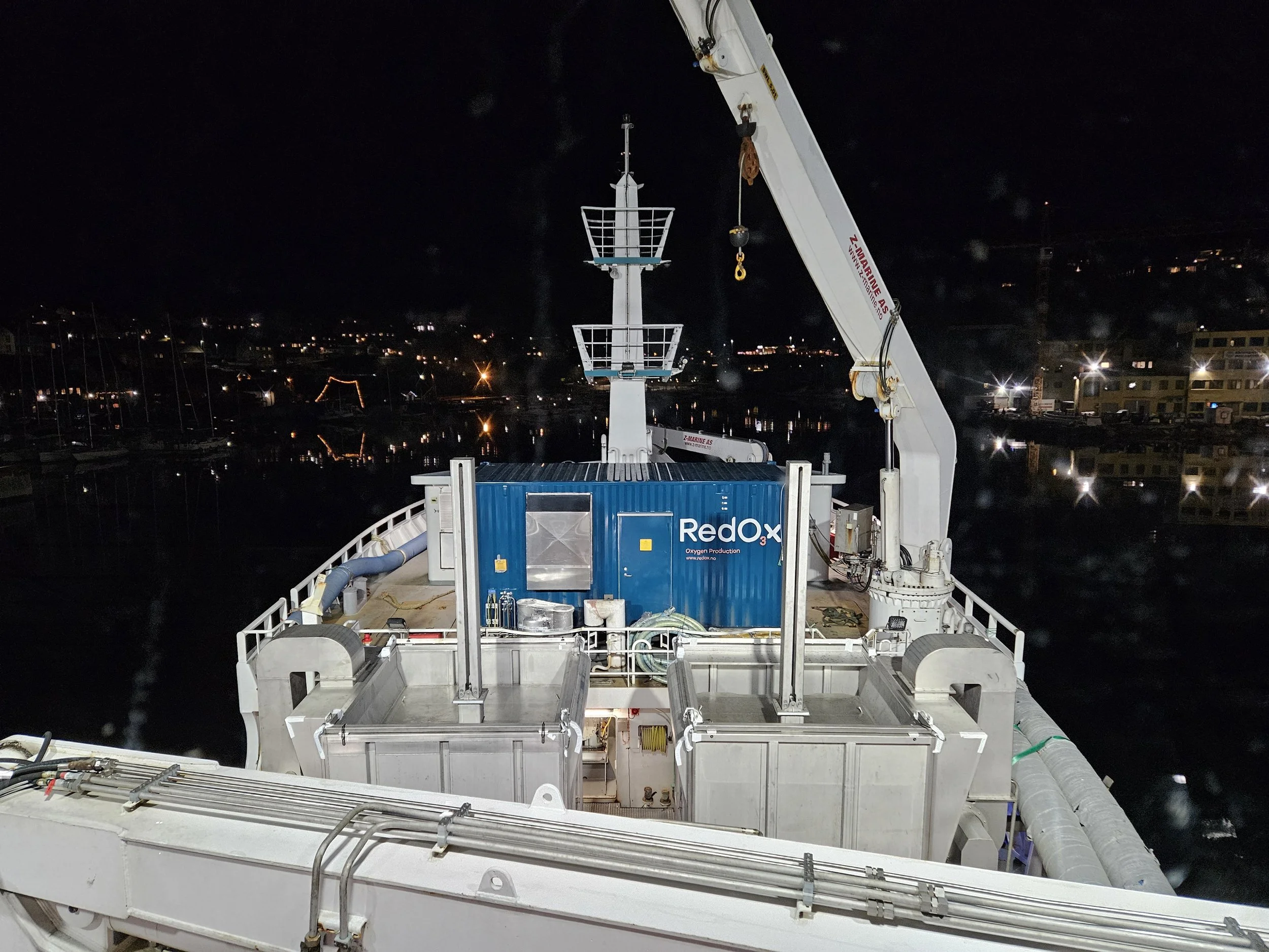 Oppgradering og nytt oksygensystem til Aqua Viking. 