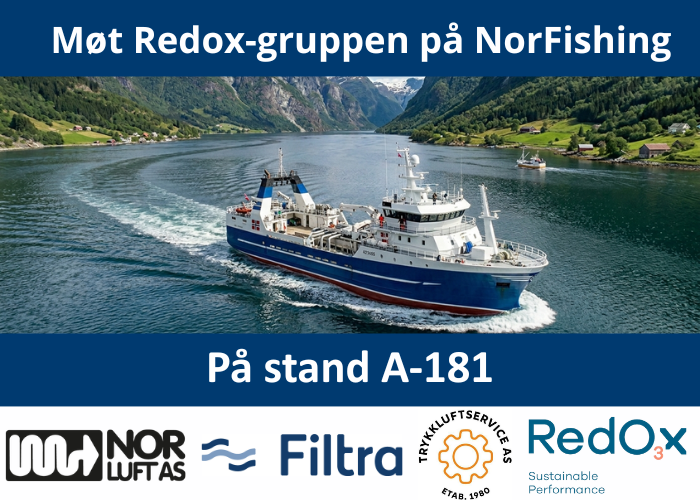 På Nor-Fishing 2026 setter Redox-gruppen fokus på et av de viktigste fundamentene for sikker og effektiv drift - rent vann.