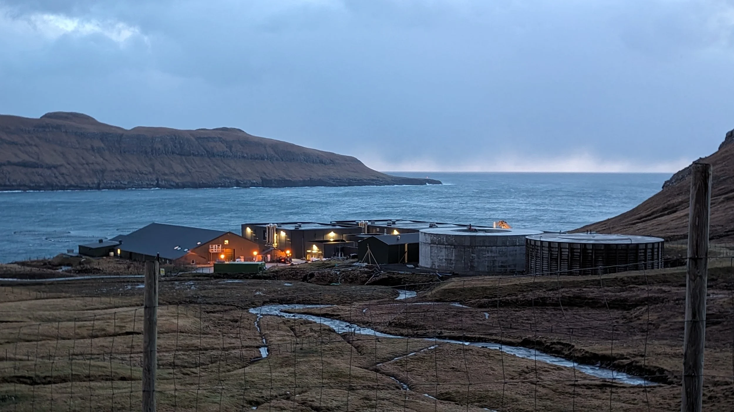RAS salmon production site