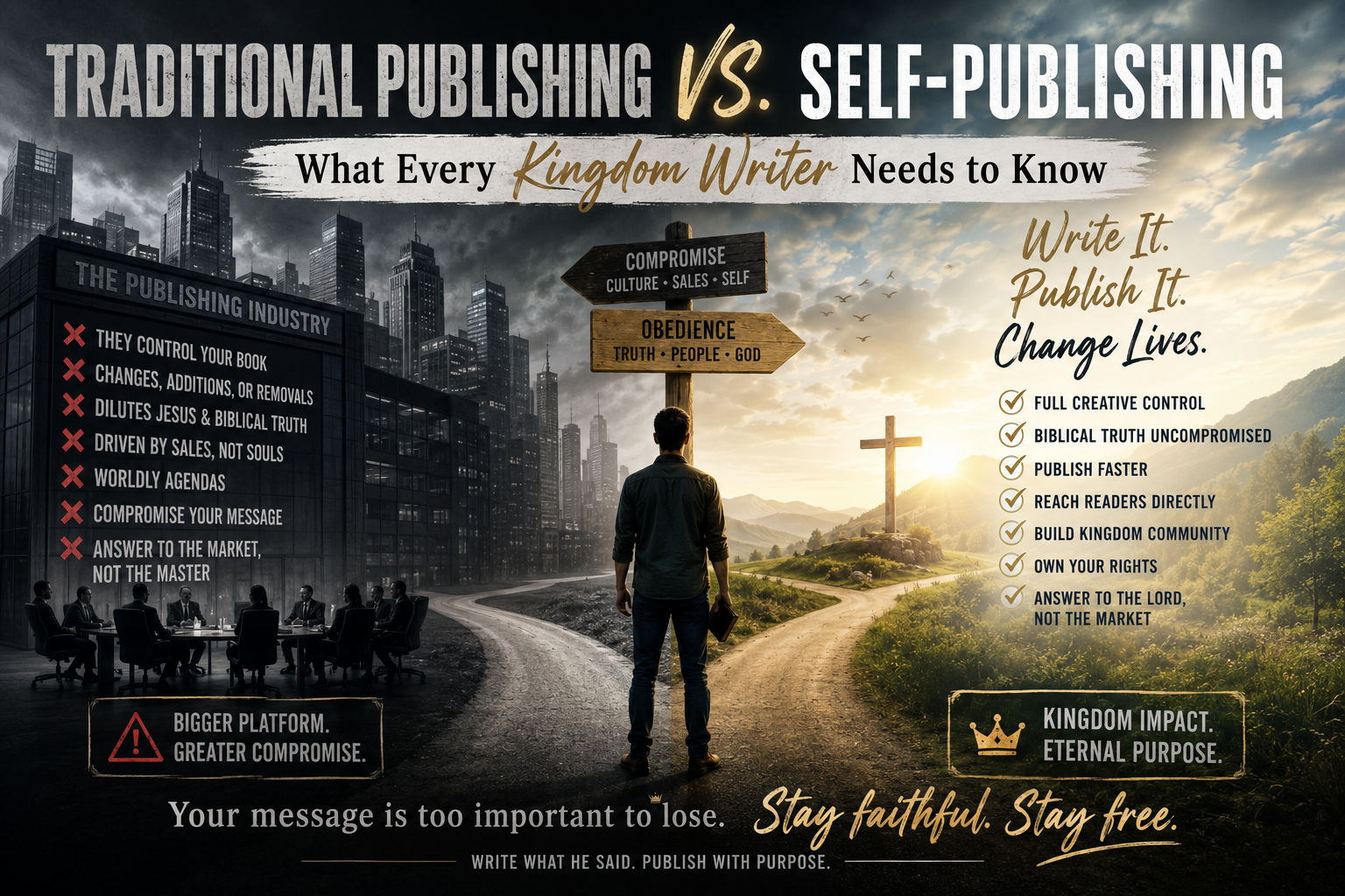 Traditional Publishing vs. Self-Publishing