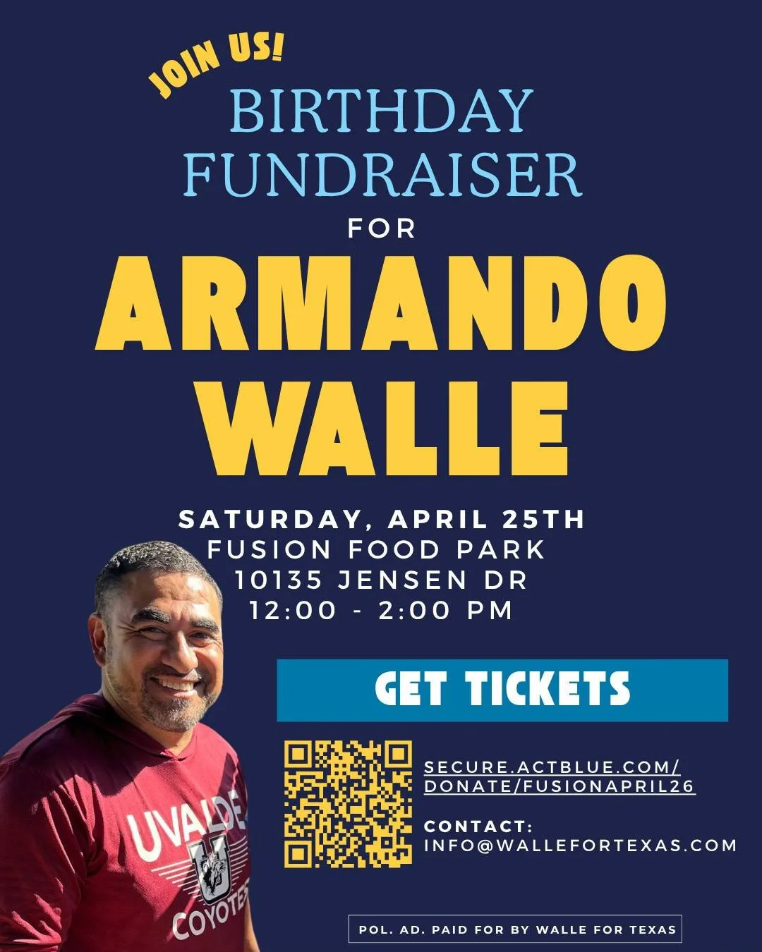 Birthday Fundraiser - April 25, 2026