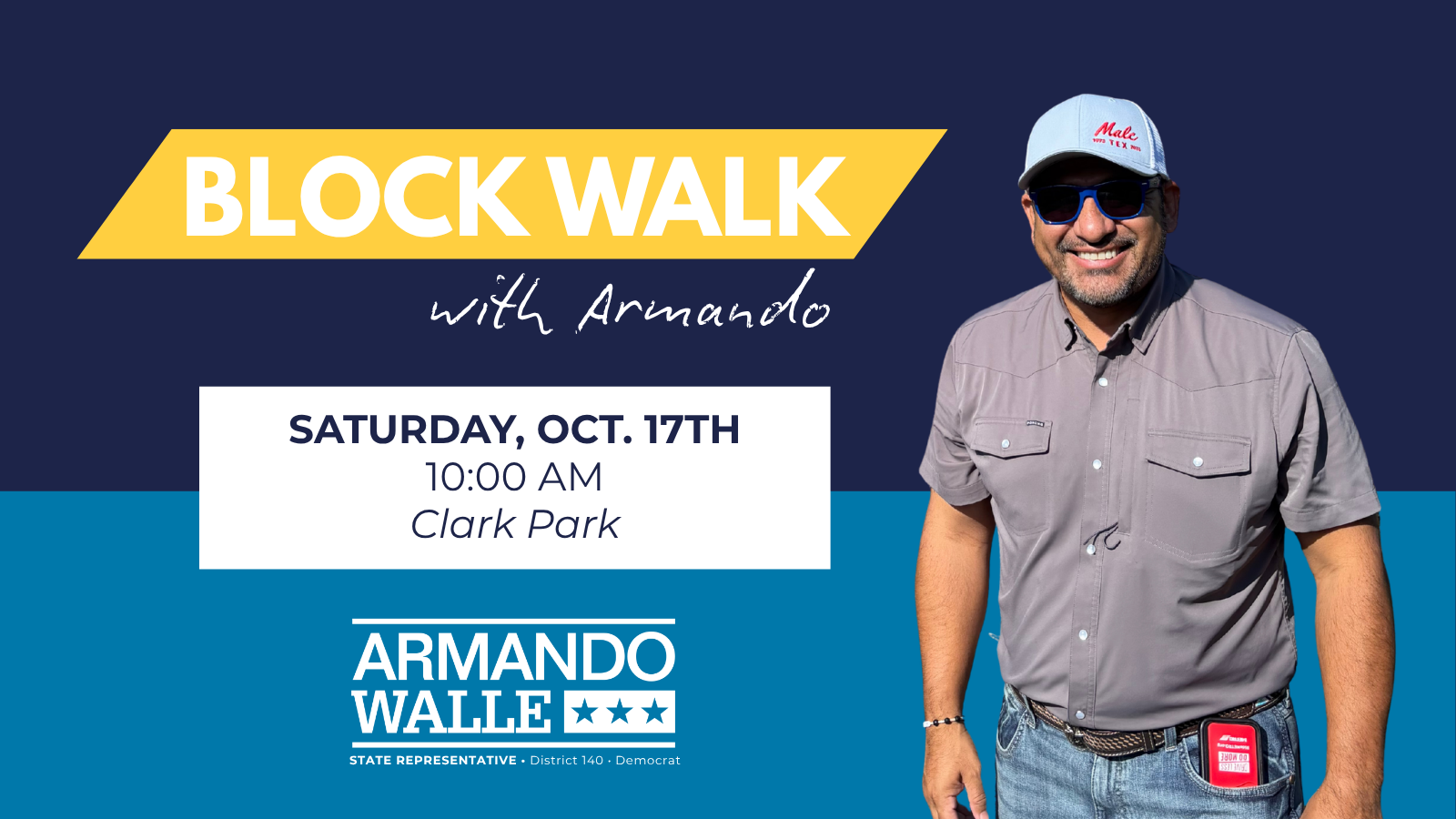Block Walk with Armando (Oct. 17th)