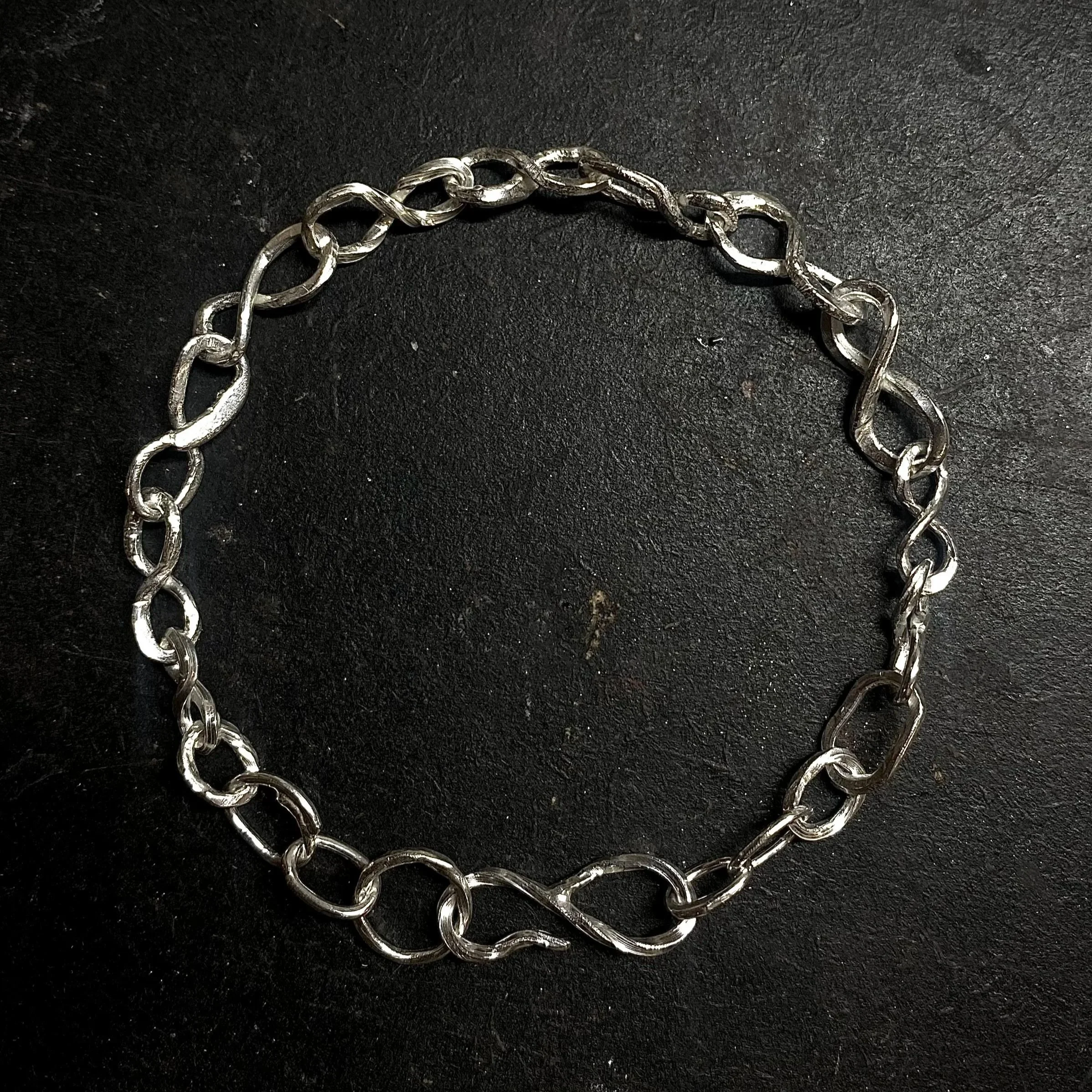 Twisted+Link+Forged+Silver+Bracelet1.jpg