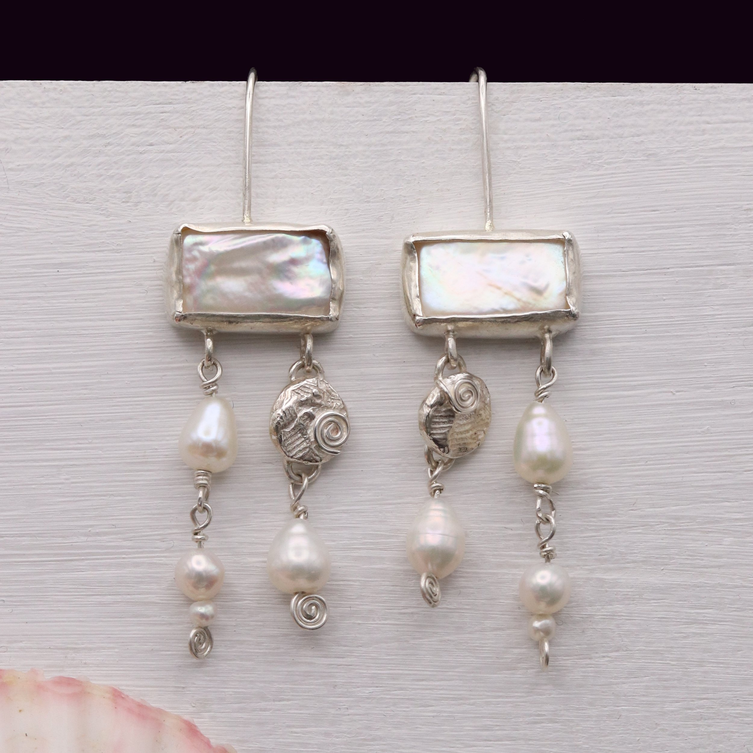 Double Drop Rectangular Pearl Earrings GHsilver107 crop.jpg