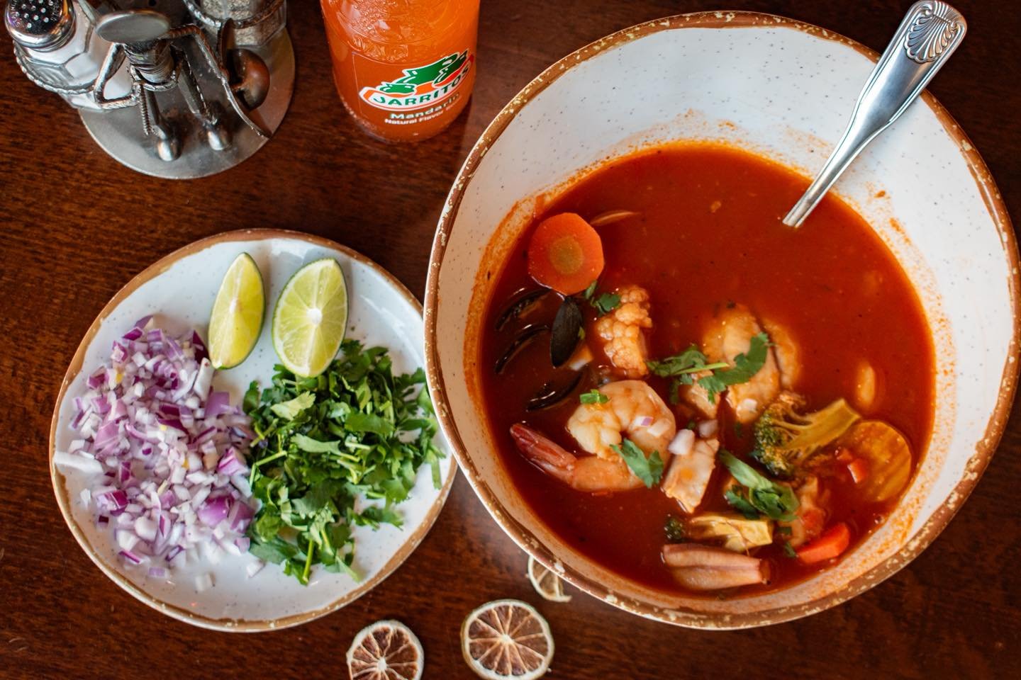 A must have for this chilly weather 🔥🥣Our sopa de mariscos is warm, savory, and packed with fresh seafood. 
.
.
.
#bostonfoodies #southshorema #MexicanEats #AuthenticMexican #stoughtonma #MassachusettsEats #sopademariscos
