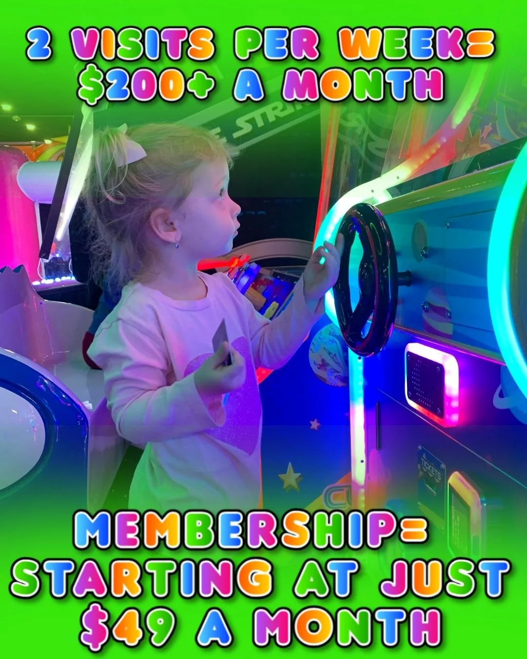 🧮Let's do the math...
2 visits per week=$200+ a month
Membership= starting at just $49 a month 🚀

You do the math-we do the fun!
Sign up today and play more for less 💸

#SmartParenting #MembershipMonday #PlanetPlayPerks #BellmoreMoms #LIIndoorPlay