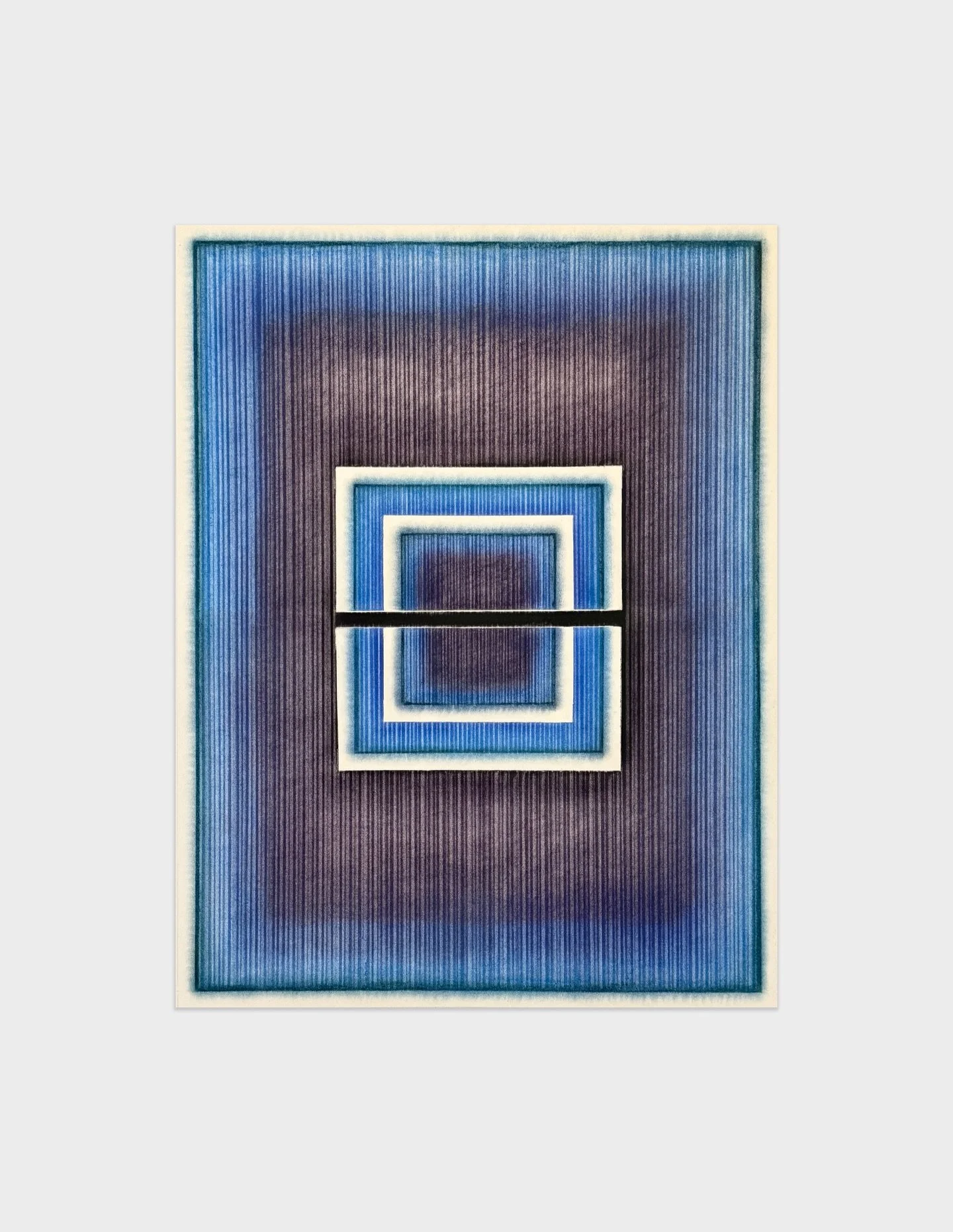 &ldquo;Shown unframed , so the surface stays exposed.&rdquo;

W H E R E - L I G H T - H E S I T A T E S (series) , 2 0 2 6

Built through repetition and pressure , the work shifts as light moves across the paper rather than revealing itself all at on