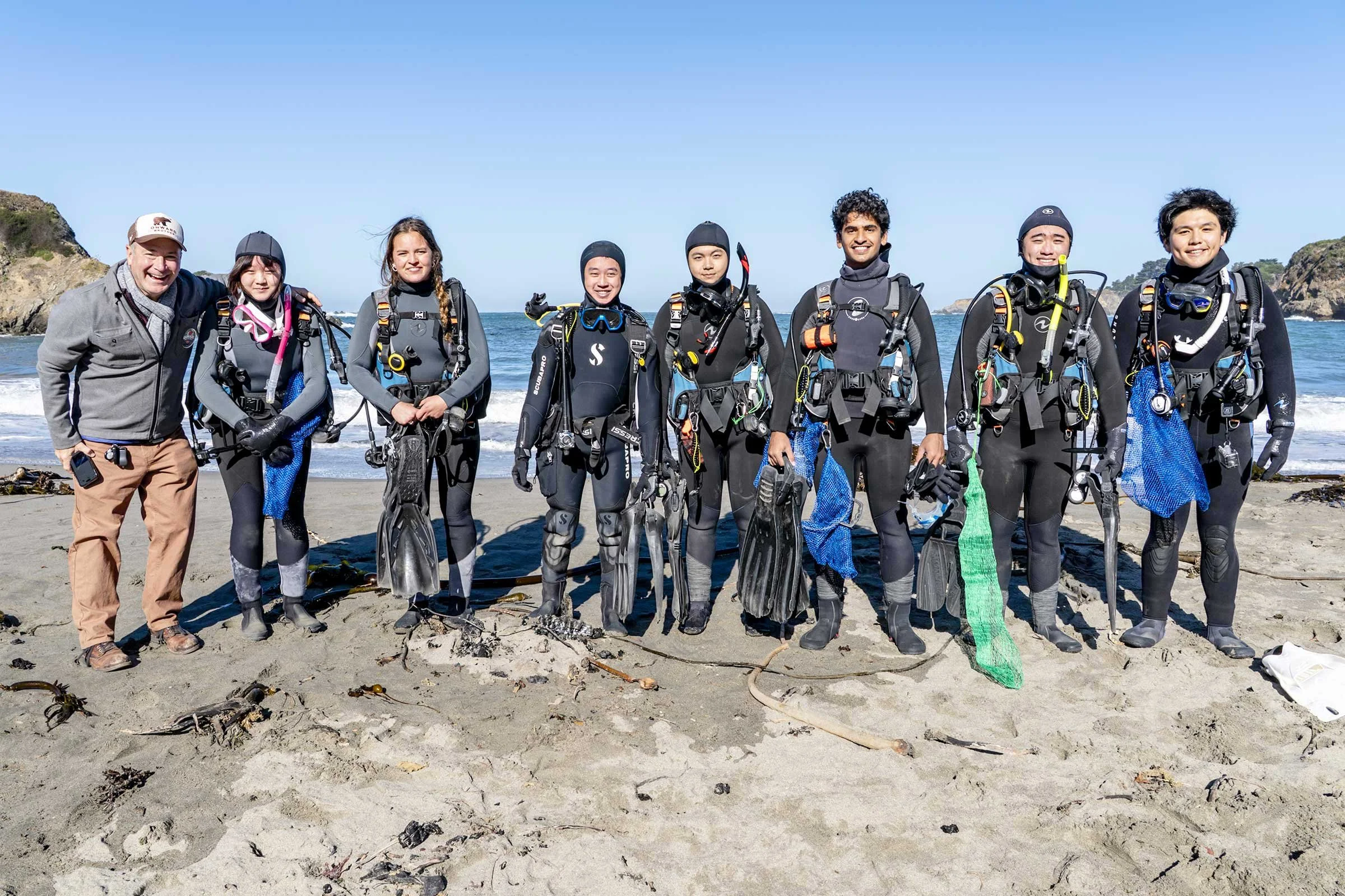 Caspar Beach Sand Sculpture Party & Community Dive