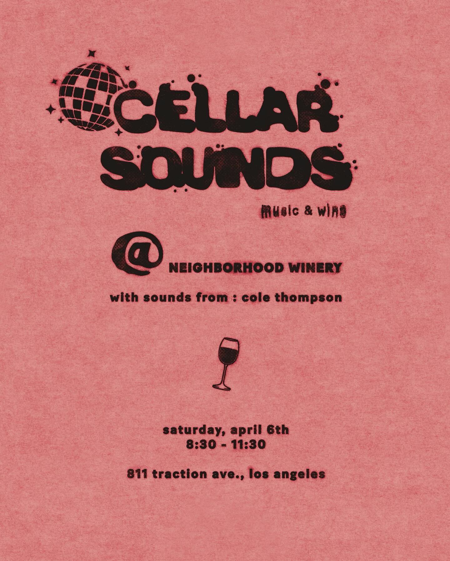 🩰 🍷 Tomorrow night (Saturday night) 💿 🎶 8:30 - 11:30. Find love. Dance. Wine. @colethmpsn on sounds