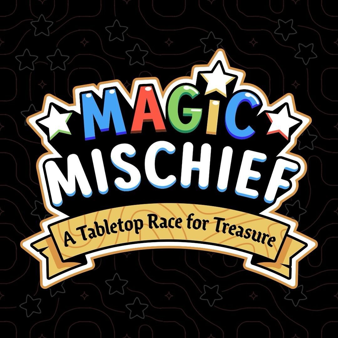 We have an official logo now made by @brookeagreenberg - look how perty 🌈✨ Also&hellip; there&rsquo;s a making of on youtube now - link in bio.

#boardgame #tabletopgames #magicmischief #indiegames
