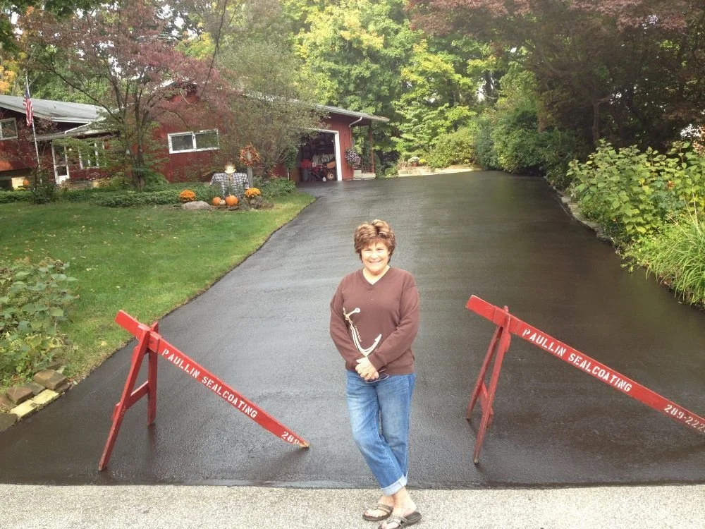 Customer happy with asphalt services