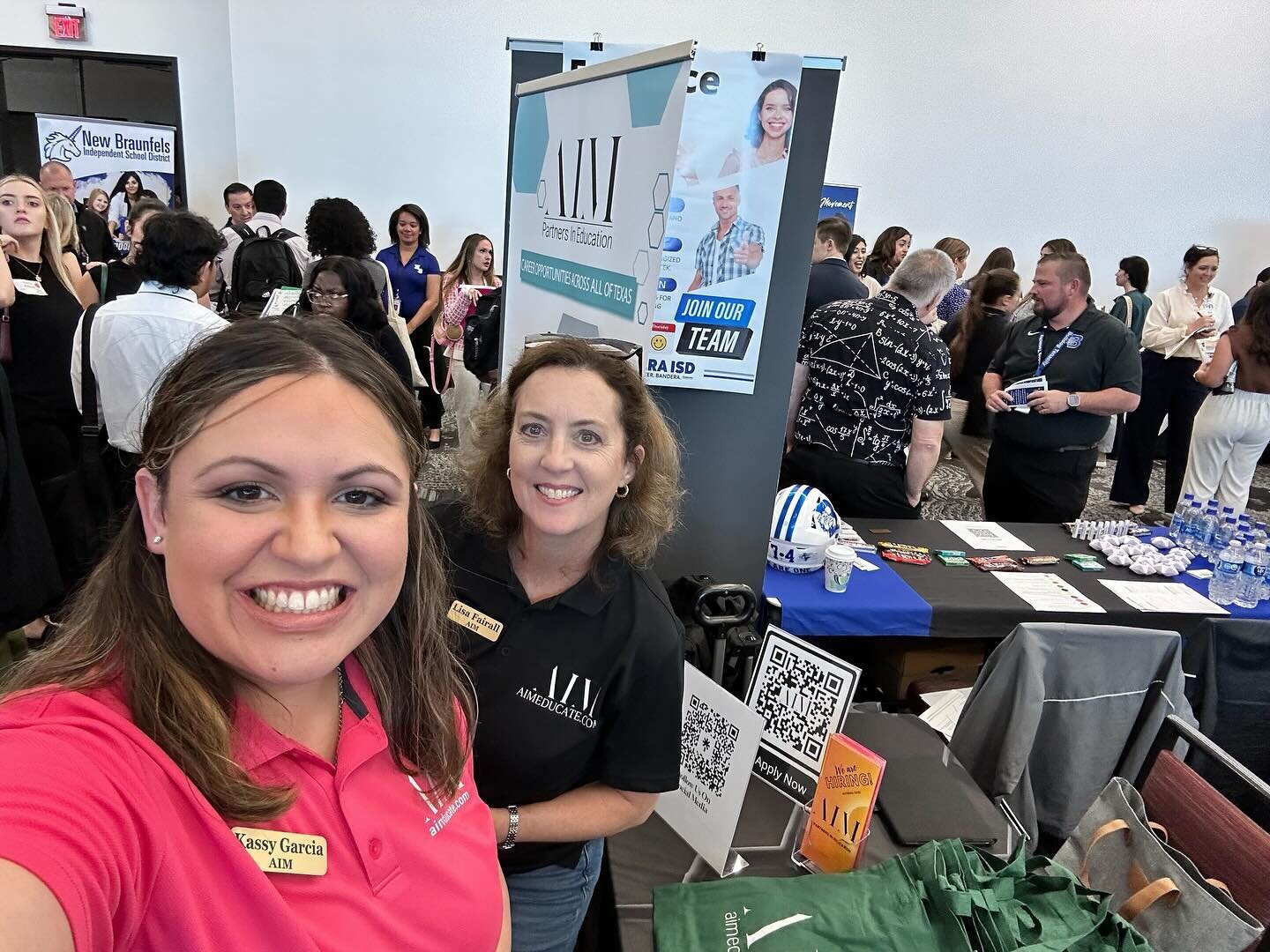 AIM had a busy day yesterday! Not only were we a part of the Texas State University Teacher Job Fair, but we also were able to provide support to Snack Pak 4 Kids. Thank you to all our AIMers for constantly showcasing what AIM is all about. #aim #aim