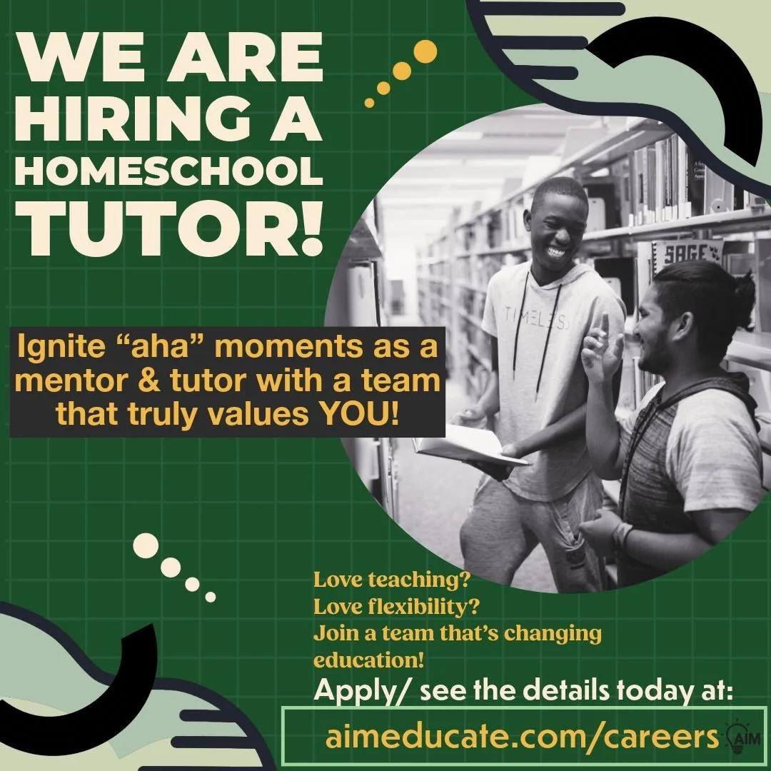 Love teaching but don&rsquo;t love the burnout?

We&rsquo;re hiring homeschool tutors who care about connection, confidence, and those lightbulb moments that make it all worth it.

Flexible schedule. Supportive team. Meaningful work.

If you&rsquo;ve