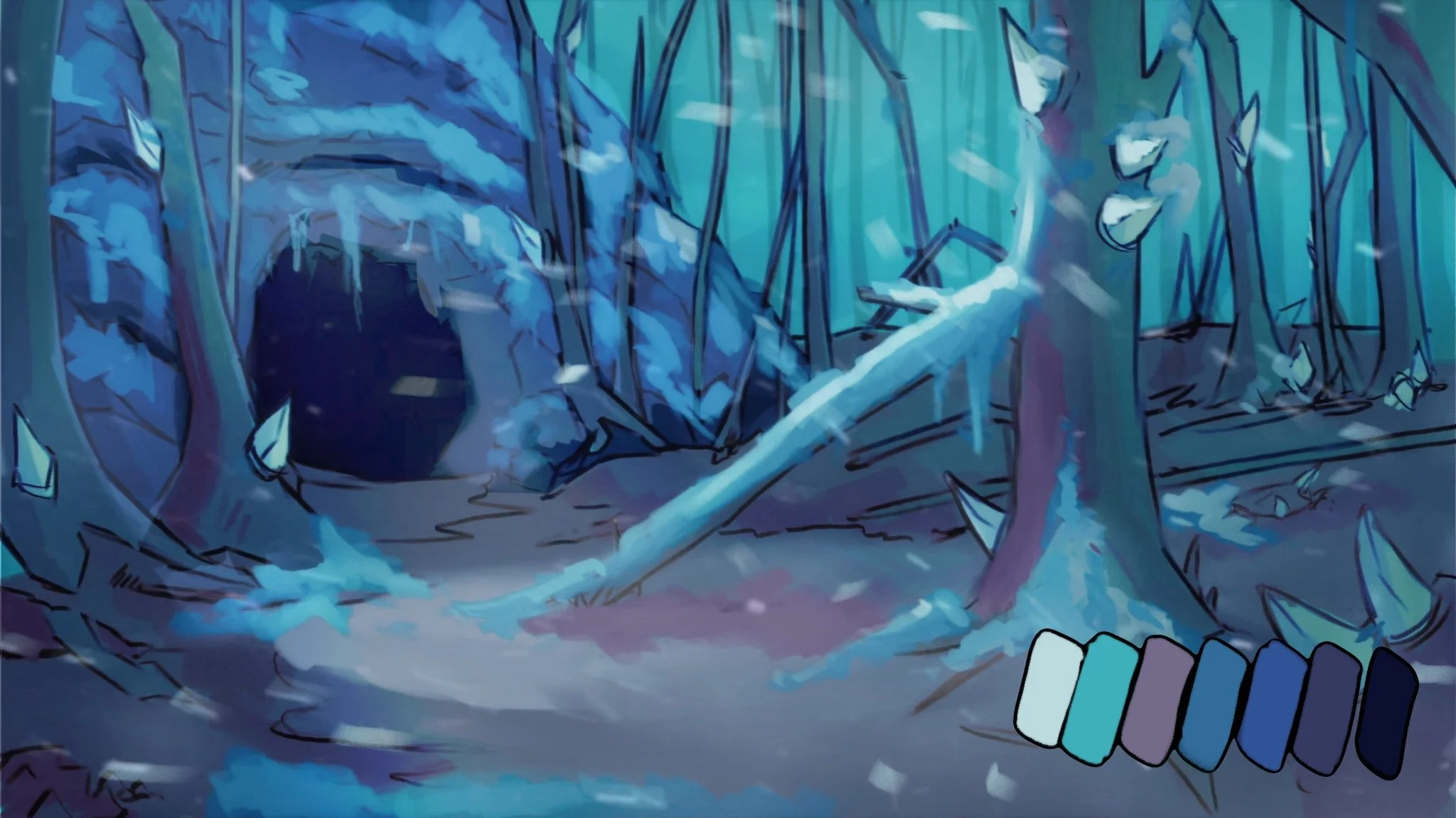 "Snow and Scale" Background Concept (2026)