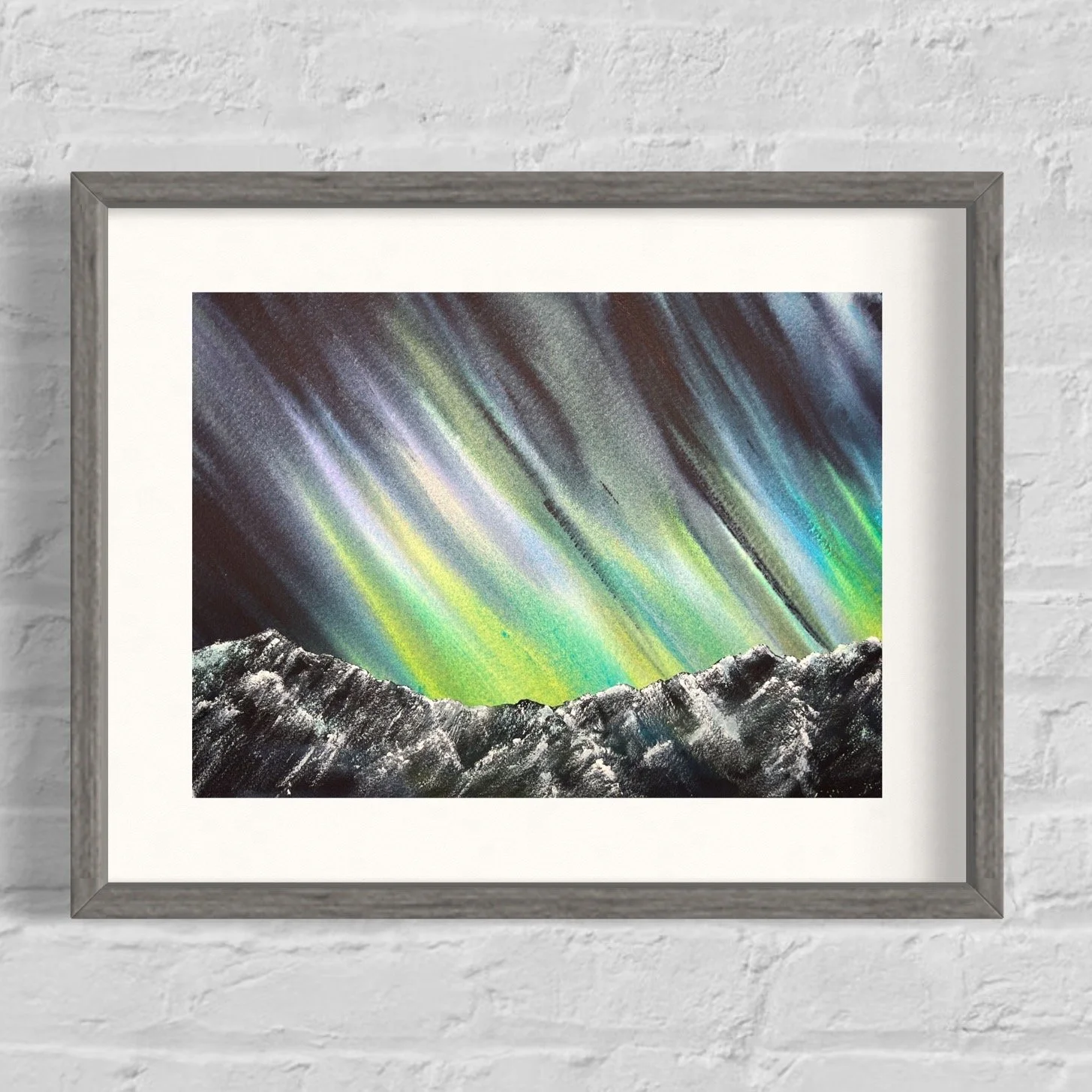 Icelandic Sky 14 x 11 Watercolor (SOLD)