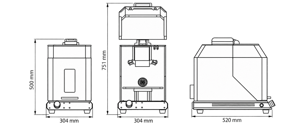 MAGIC L2 Fibre Laser dimensions and measurements