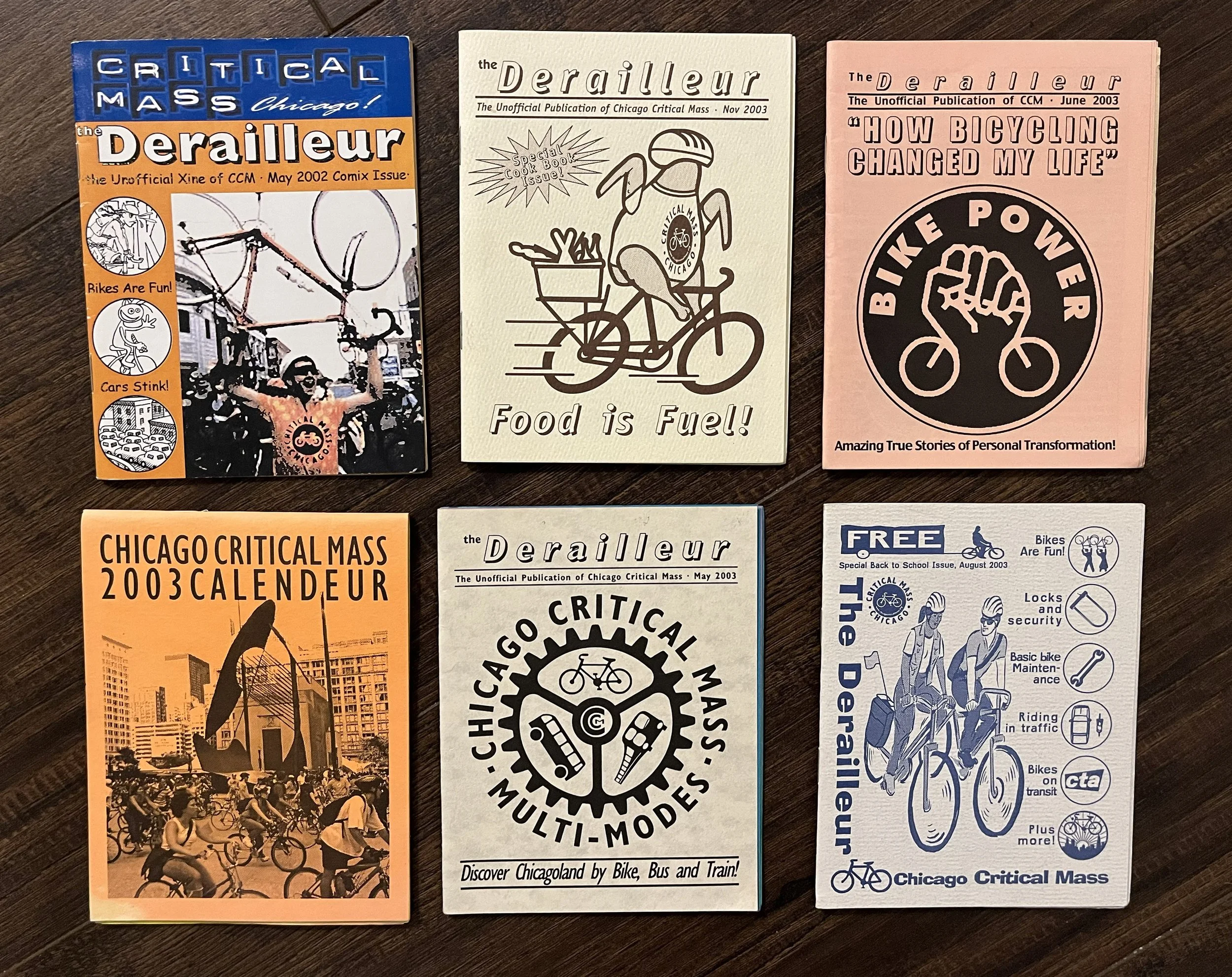 Zine Archives: Critical Mass Chicago — The Derailleur Zine