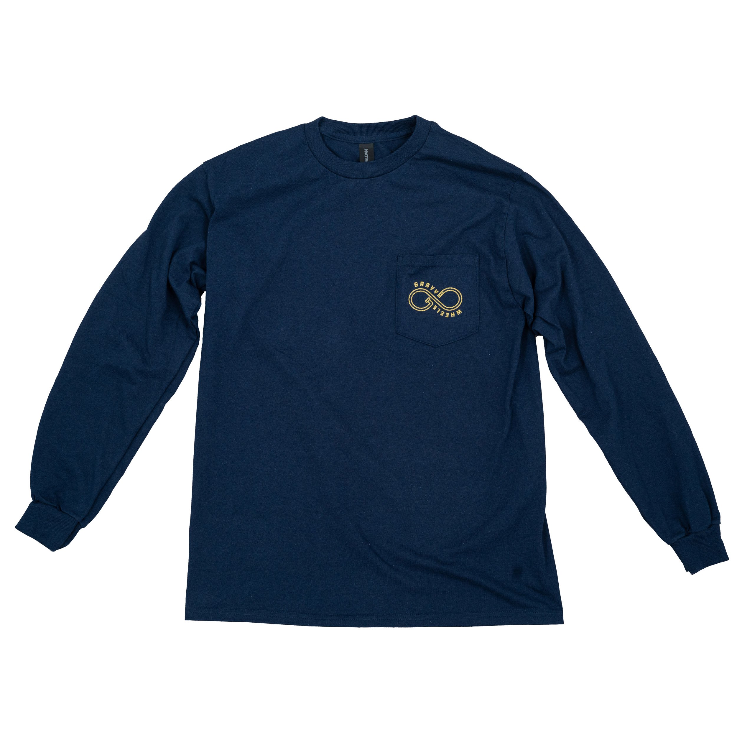 Gravy Wheels Pocket Long Sleeve Pocket T
