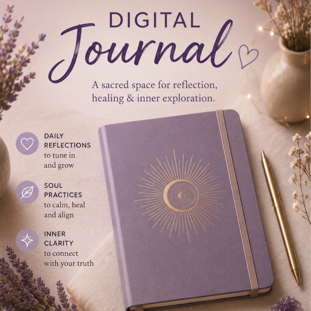 Digital journal for spiritual awakening, self-reflection, inner healing, and Higher Self connection