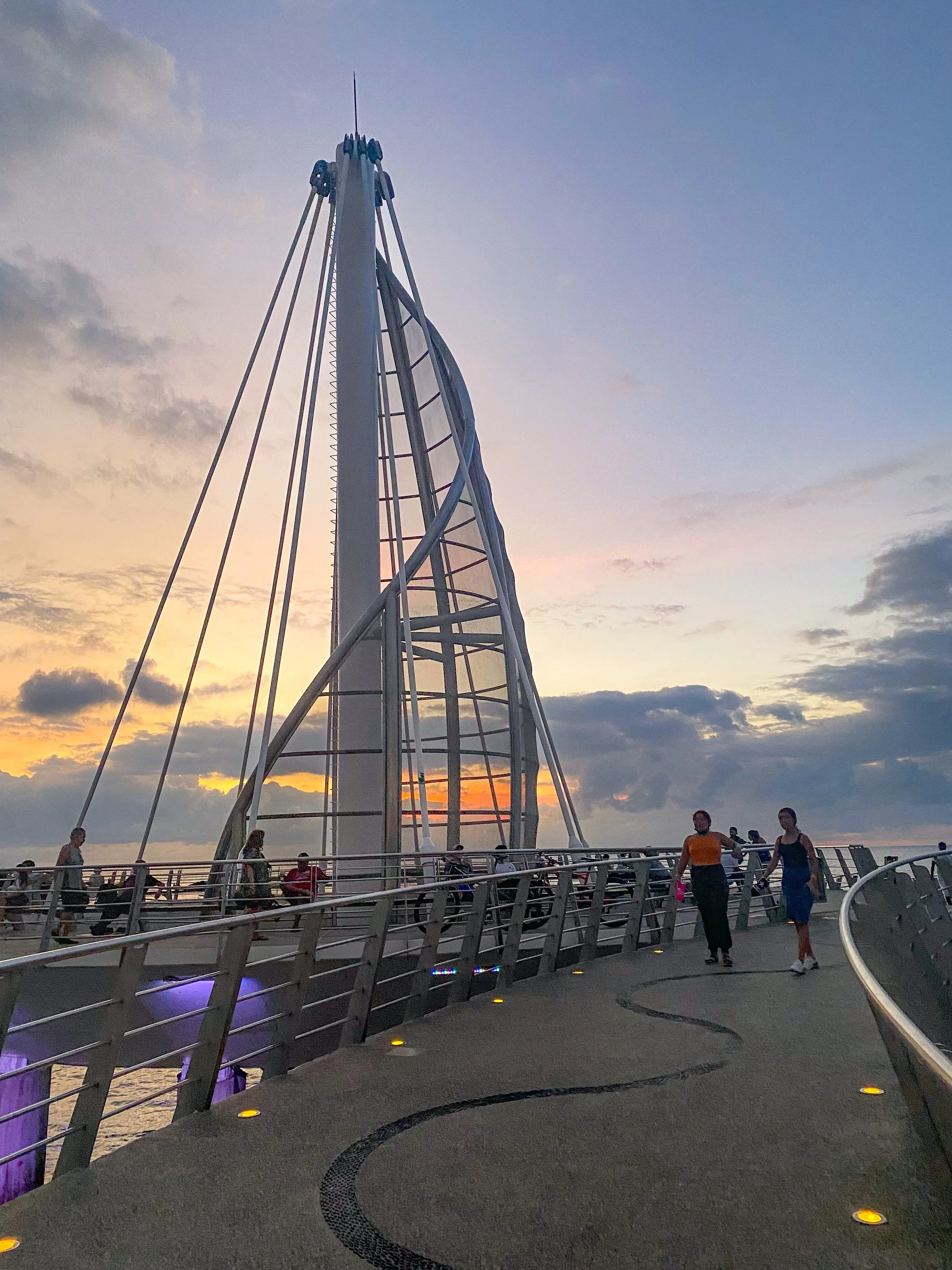 Sunset over the Pcific Ocean