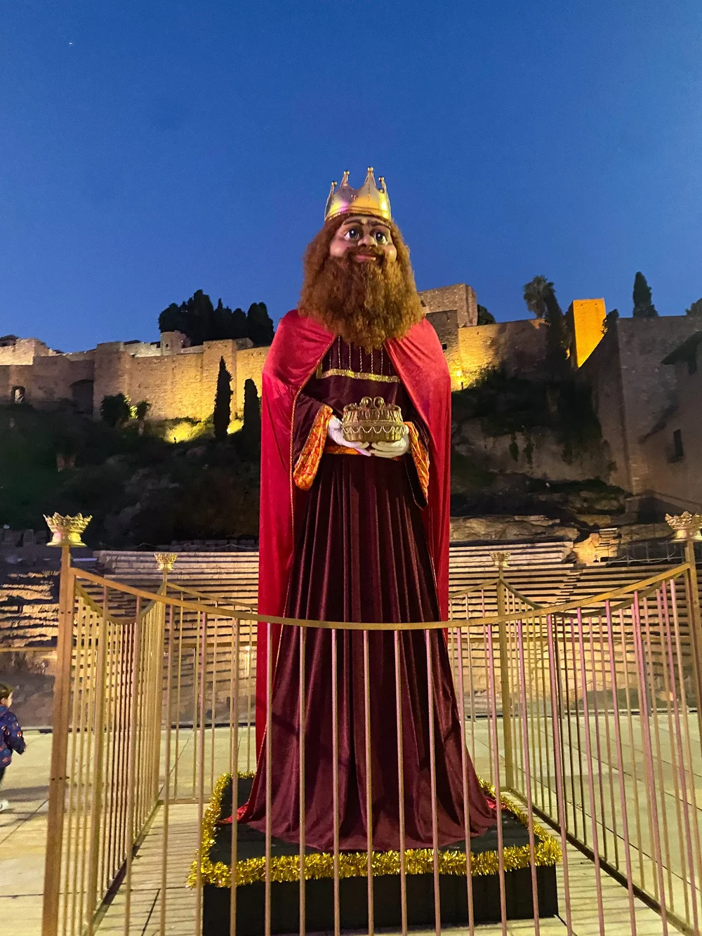 Alcazaba during the Three Kings Holiday
