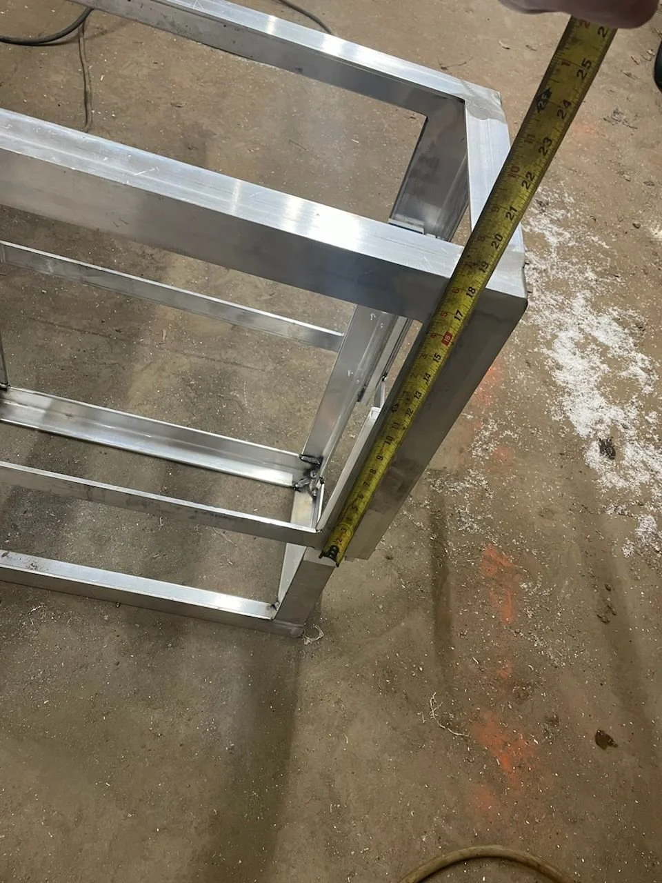 adjustable aluminum sign base