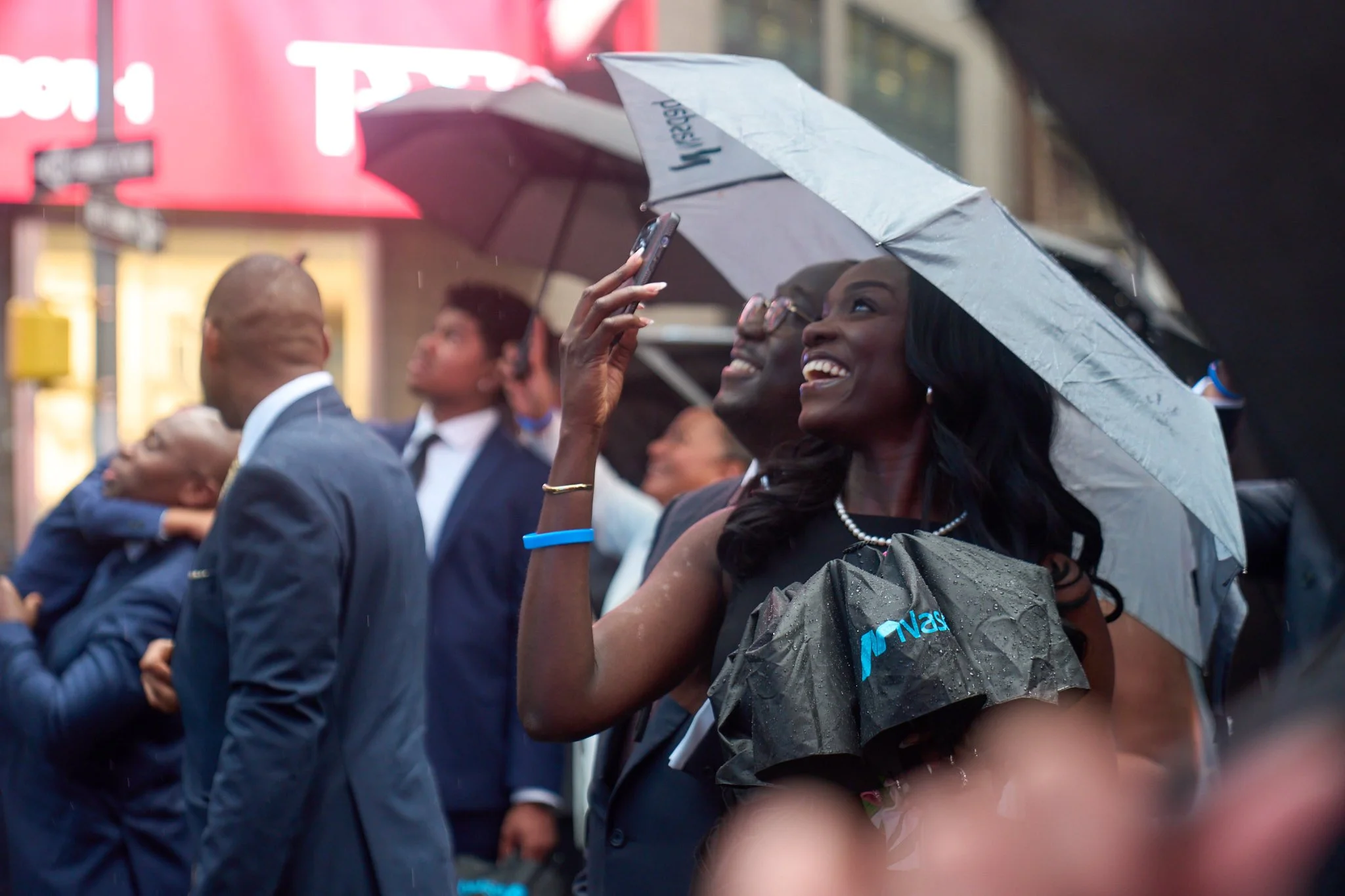 Namib Minerals in NYC - Corporate Headshot - event photo of nasdaq ceremony