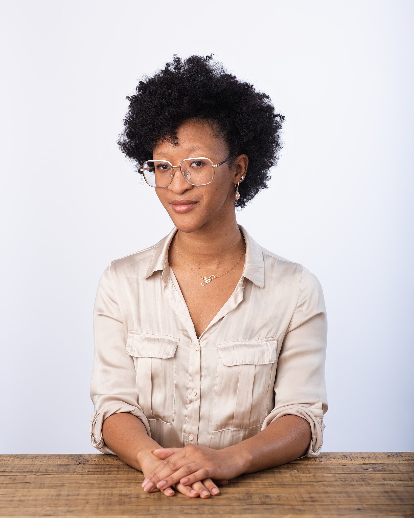 Professional corporate headshot photographed in New York City during a tech company brand session.