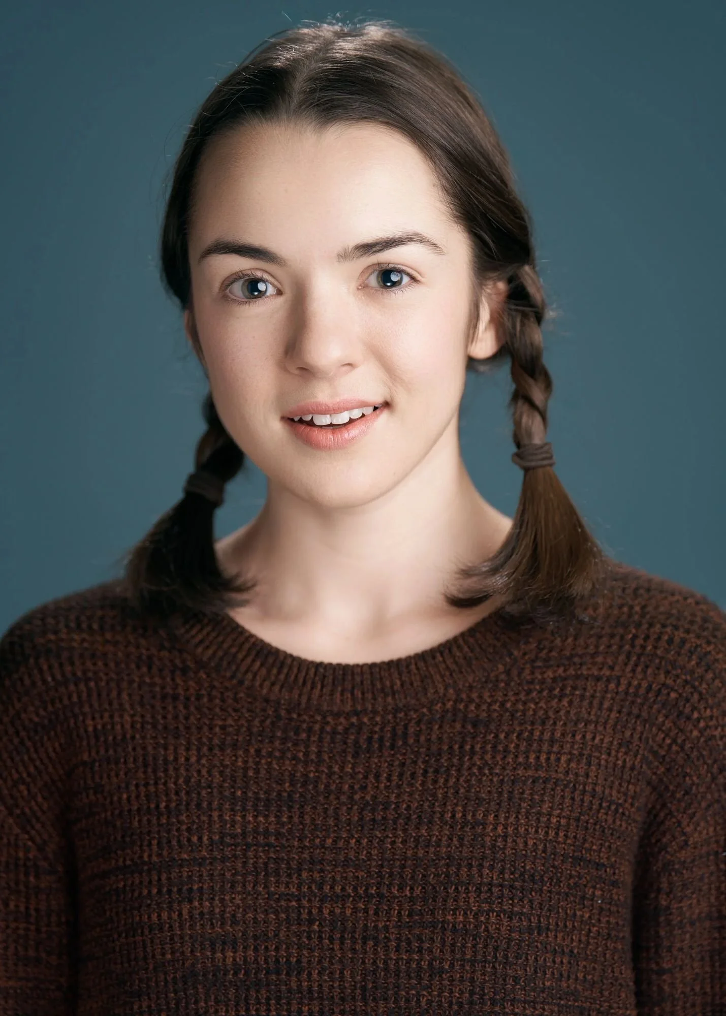 Acting and student headshot for professional and academic use, taken in a Princeton portrait session.