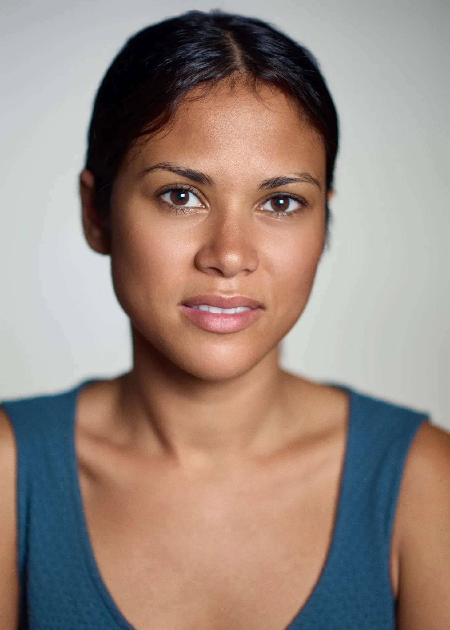 Actor headshot in NYC with clean studio lighting, natural expression, and shallow depth of field