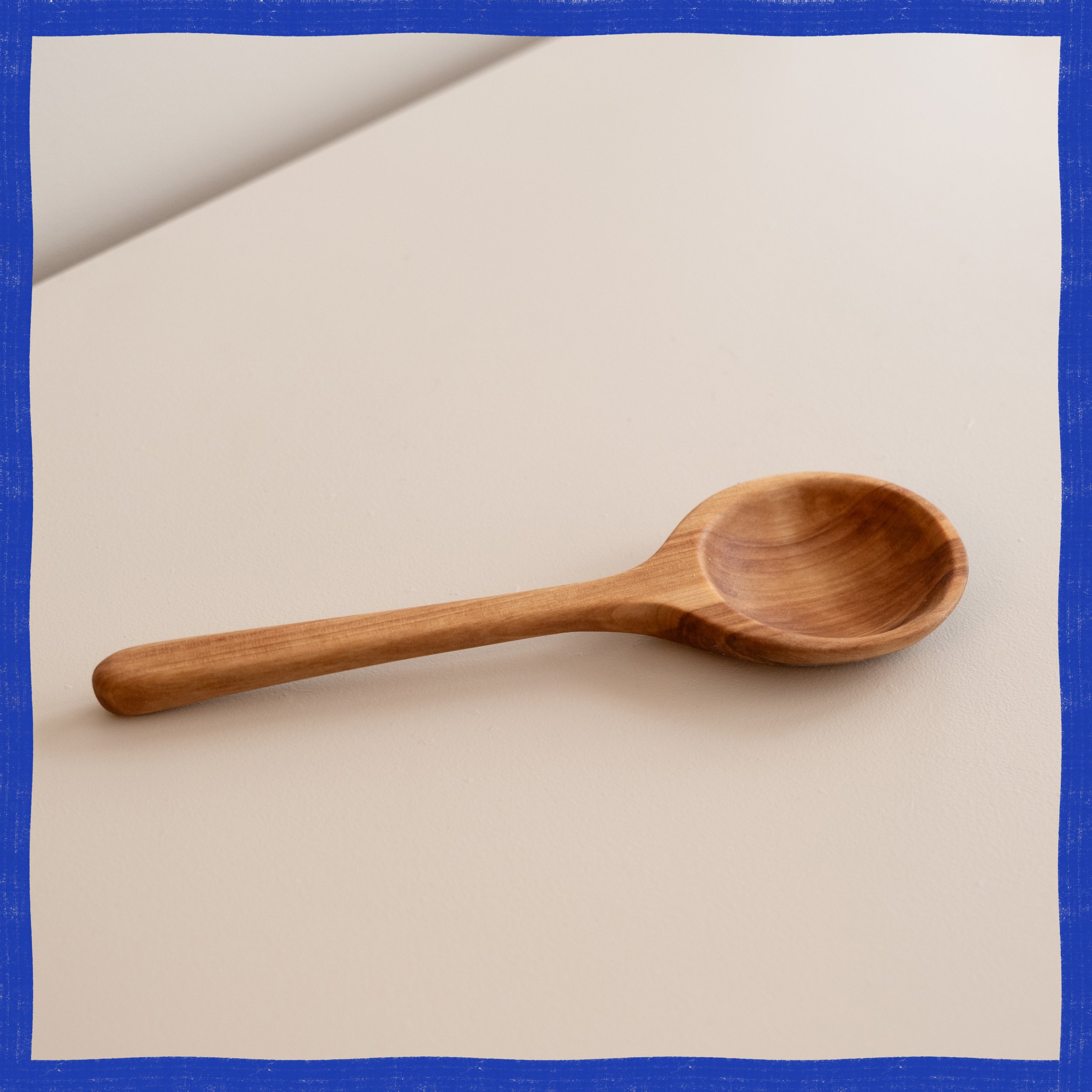 Small Round Head Birch Spoon