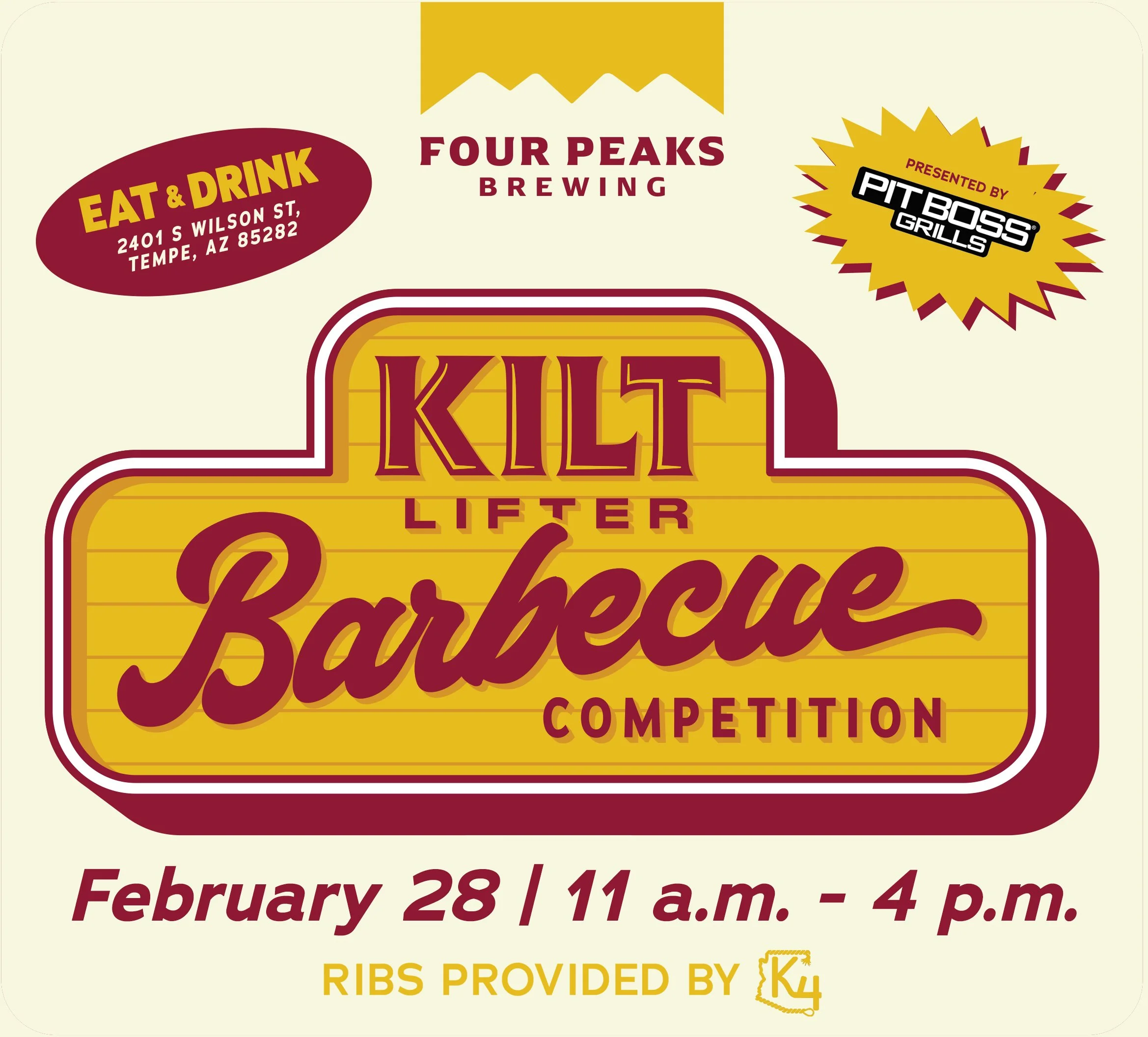 Four Peaks Kilt Lifter Barbeque Competition