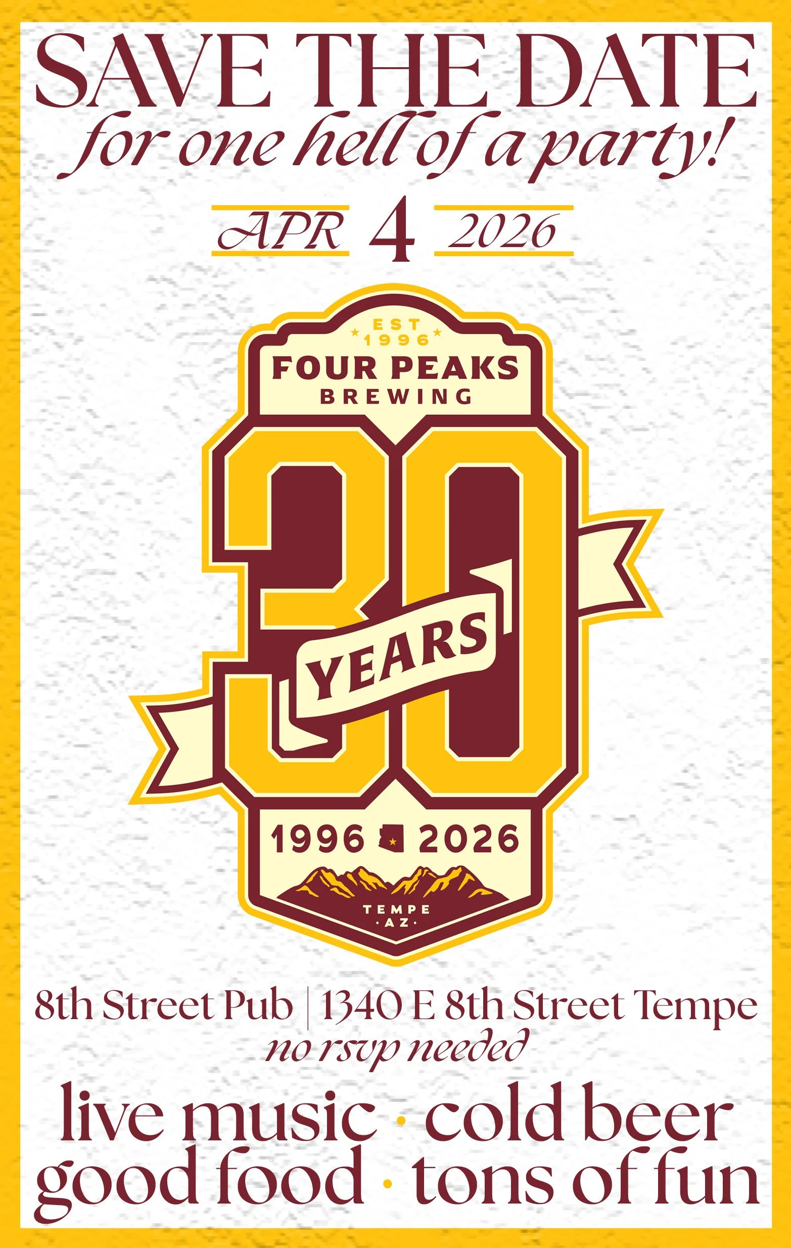 Four Peaks 30th Anniversary  
