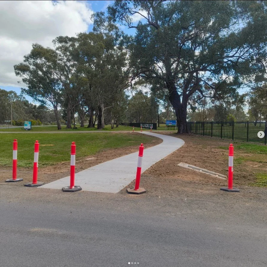Midland Hightway Share Use Footpath Benalla 