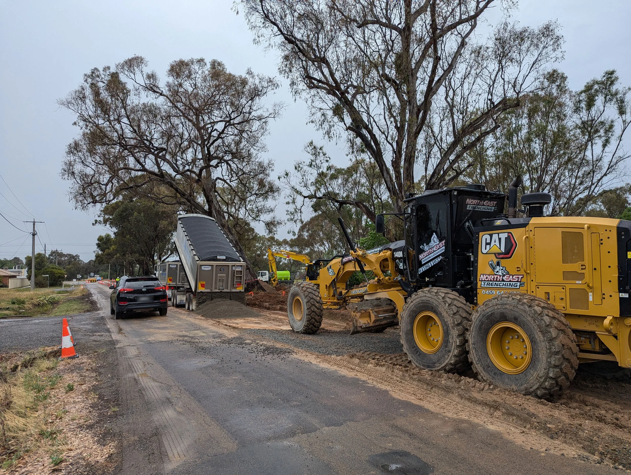 Four-mile-Road -  Grader