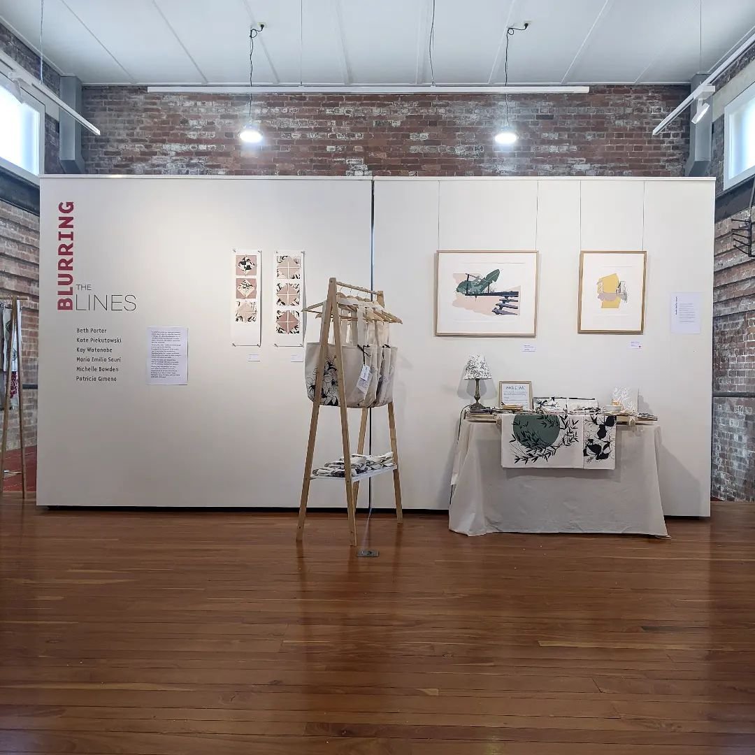Blurring the Lines -Where art meets design is open today @impress.gallery.brisbane for visits until 3pm. I will be at the gallery this Sunday morning so come in if you couldn't make it to the opening last night, everyone welcome.

#whatsonbrisbane #b