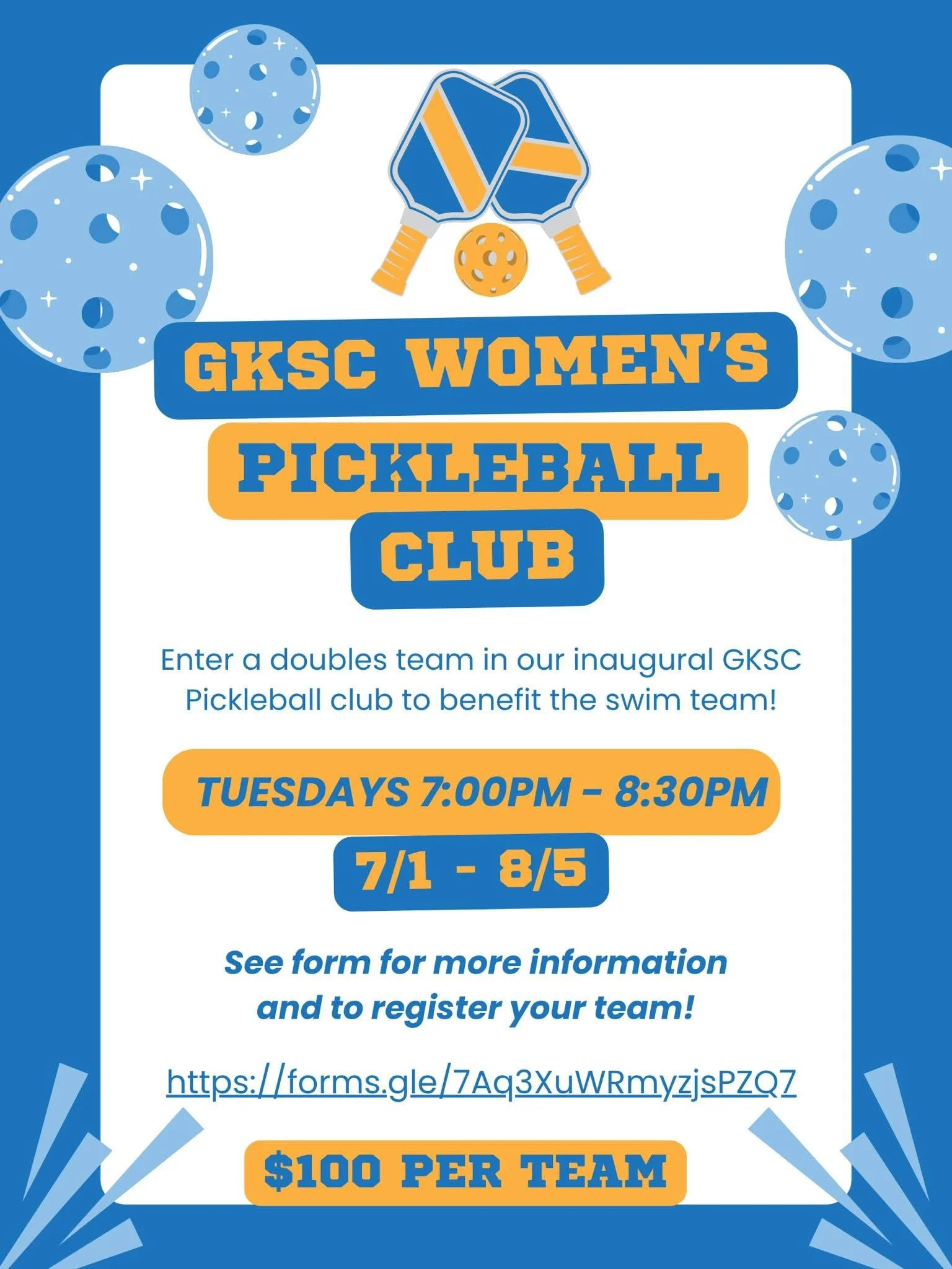 Women’s Pickleball Club