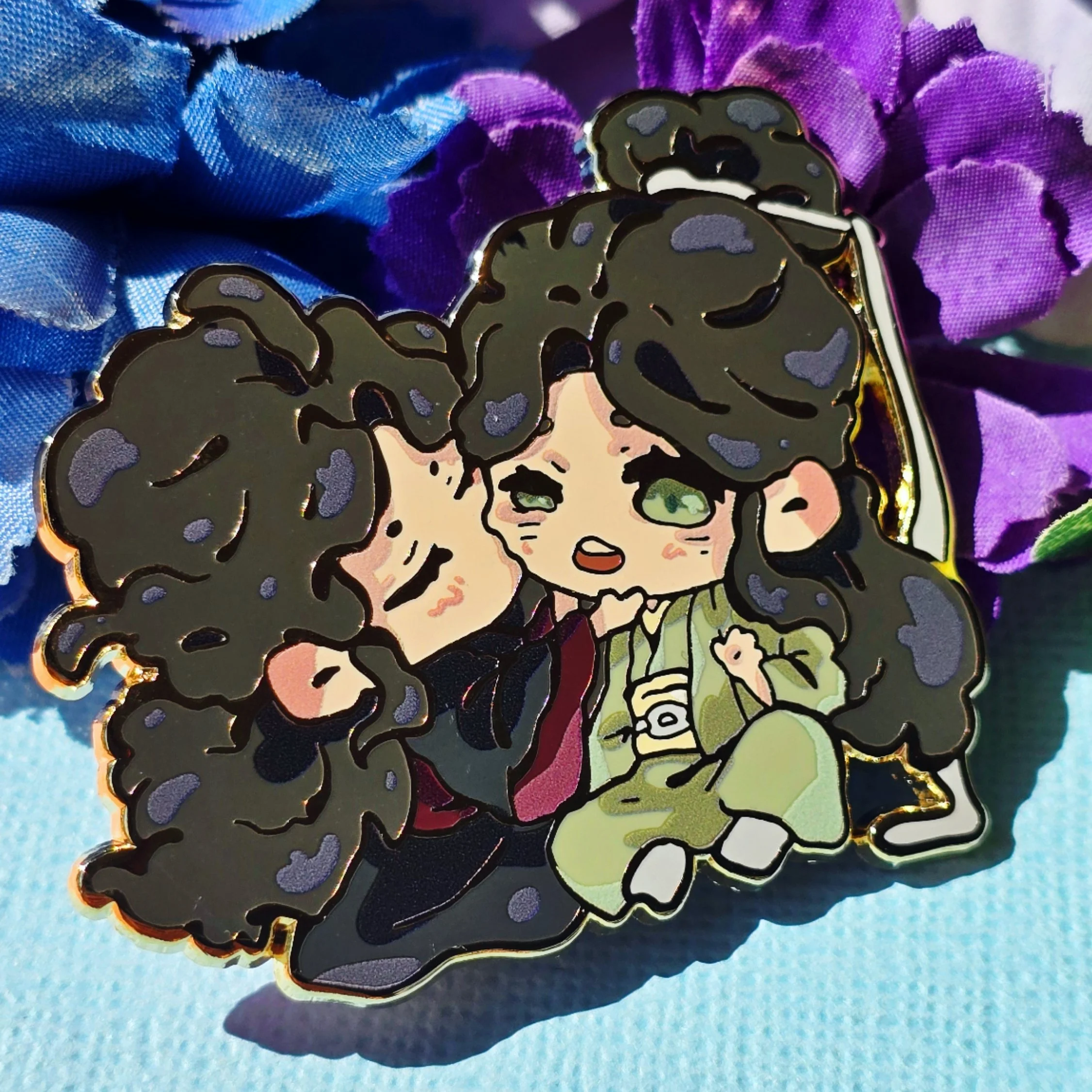BingQiu Kissy Enamel Pin