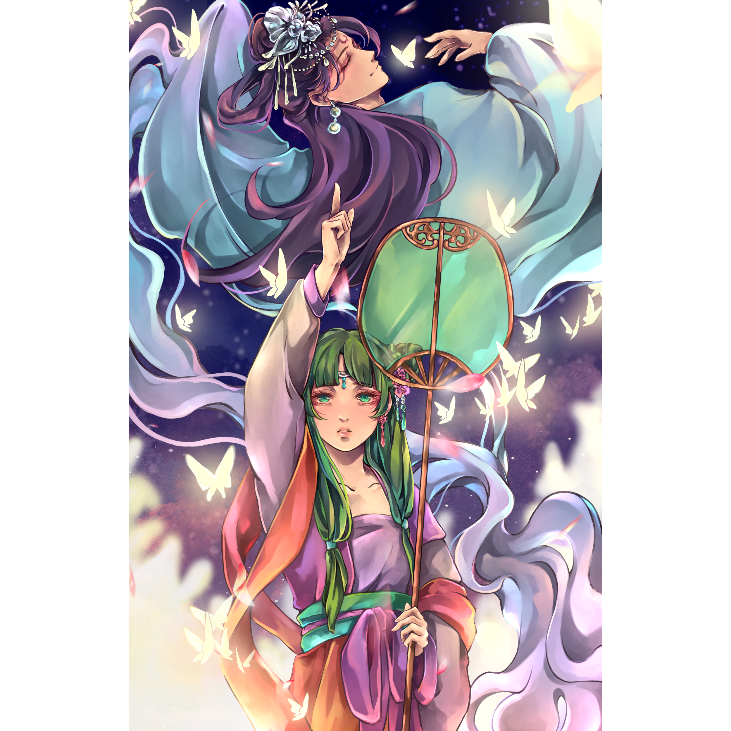 Jinshin And  Maomao Print