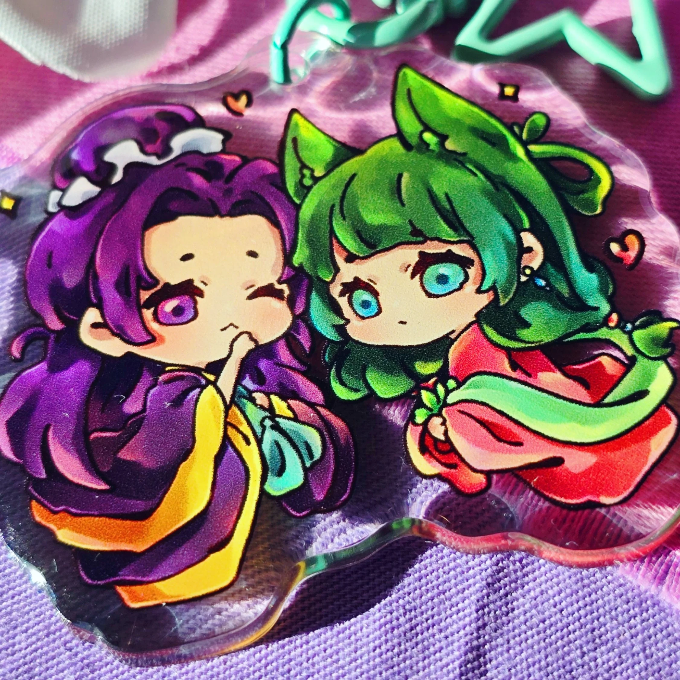 Jinshi x Maomao Whisper Keychain