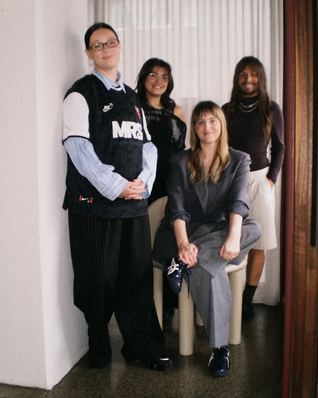 a little website refresh and a little reintroduction while we&rsquo;re here.

the people behind the chairs (..the camera, coffee machine and silly crisps).

sonja, louisa, joshua + sarah.

fresh digs - maedby.studio 🤍