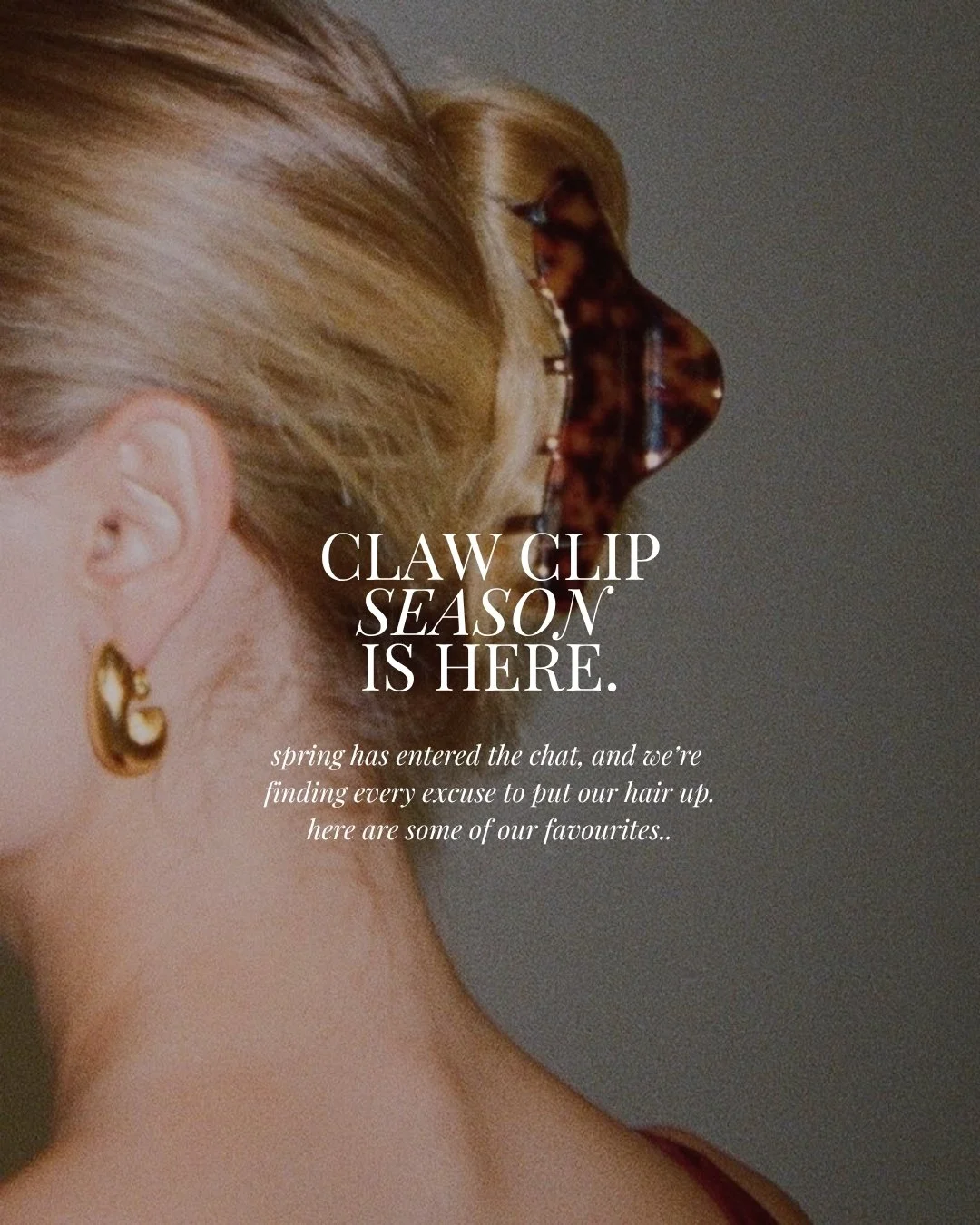 nice things to do with your hair now that it's over 20&deg;

#clawclip #hairupaesthetic #clawcliplooks #hairdressermelbourne