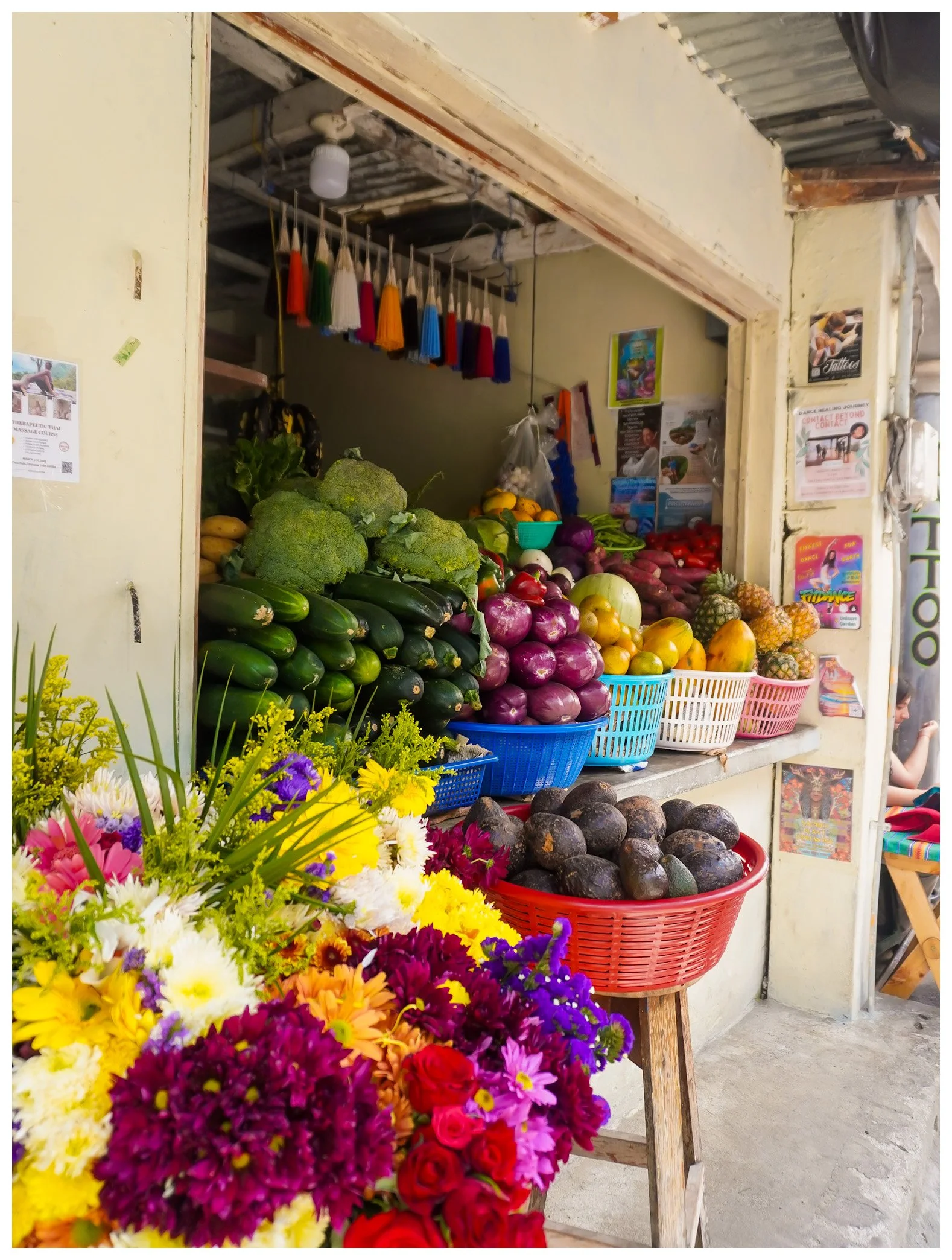 Colorful fruit stand: San Marcos, Guatemala