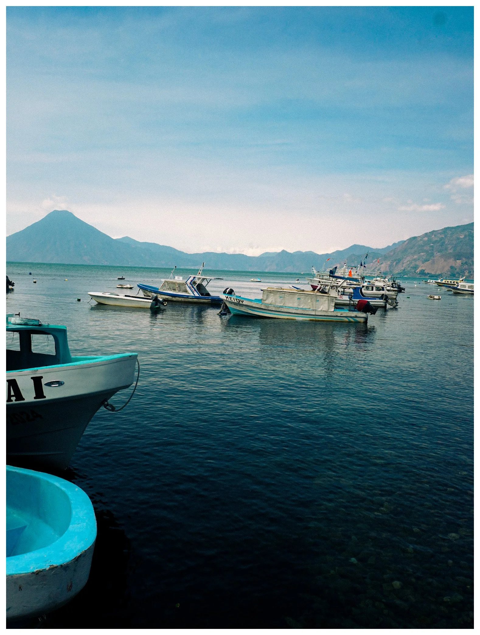 Lake Boats in Guatemala