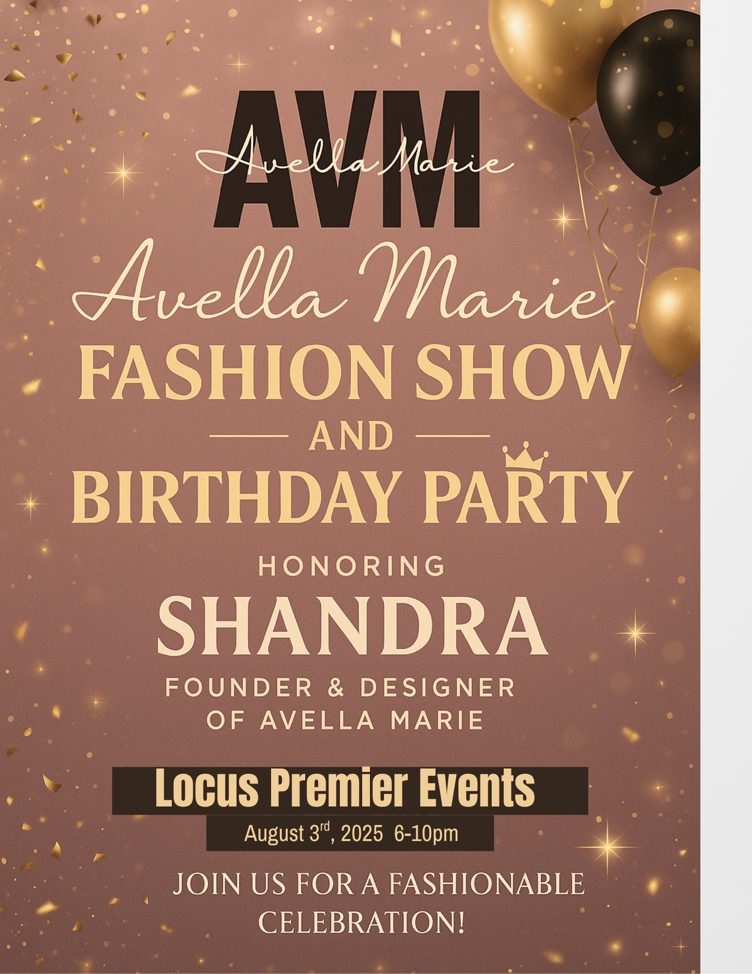 Avella MArie Luxe Runway Experience