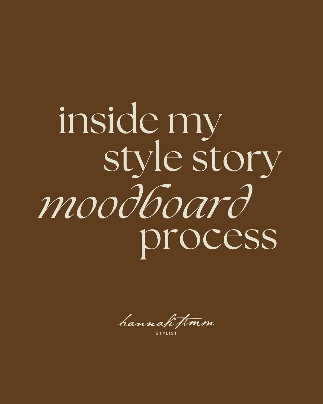 Moodboards are pretty, but there&rsquo;s so much more behind them. 
 Style is more than what meets the eye&hellip; and your Style Story is too.

Here&rsquo;s how we uncover it 🤎 
.
.
.
.
#alignedstyle #intentionalstyle #personalstyle #moodboard #col