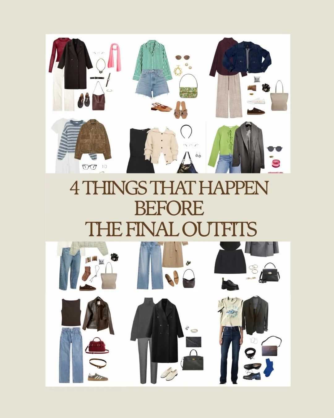 Personal styling isn&rsquo;t just about the final outfits✨

It&rsquo;s about the process that happens long before, and the work that goes into it, by both me and my client.

What you don&rsquo;t always see is the reflection, editing, experimentation,