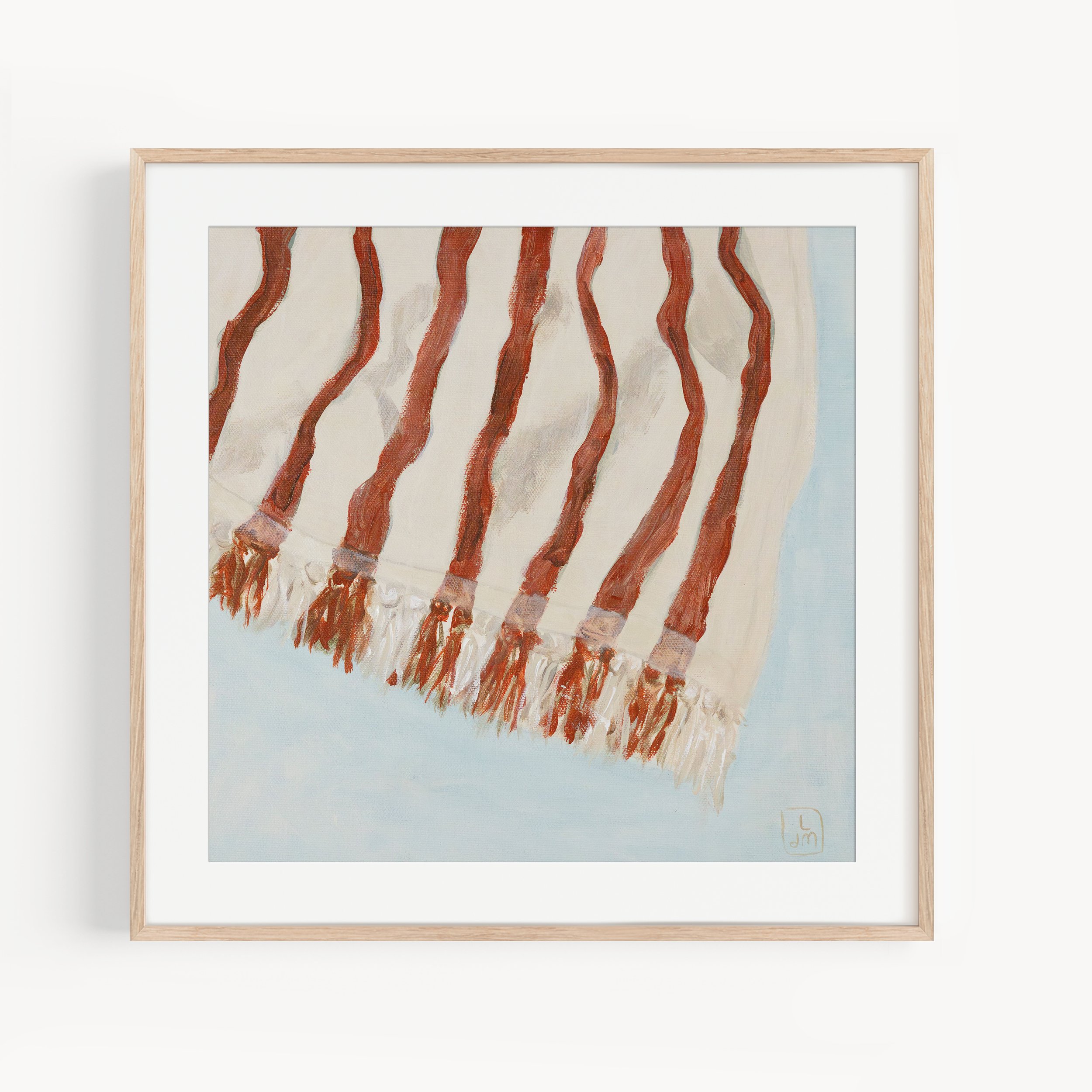 Beach Grid 8 Print